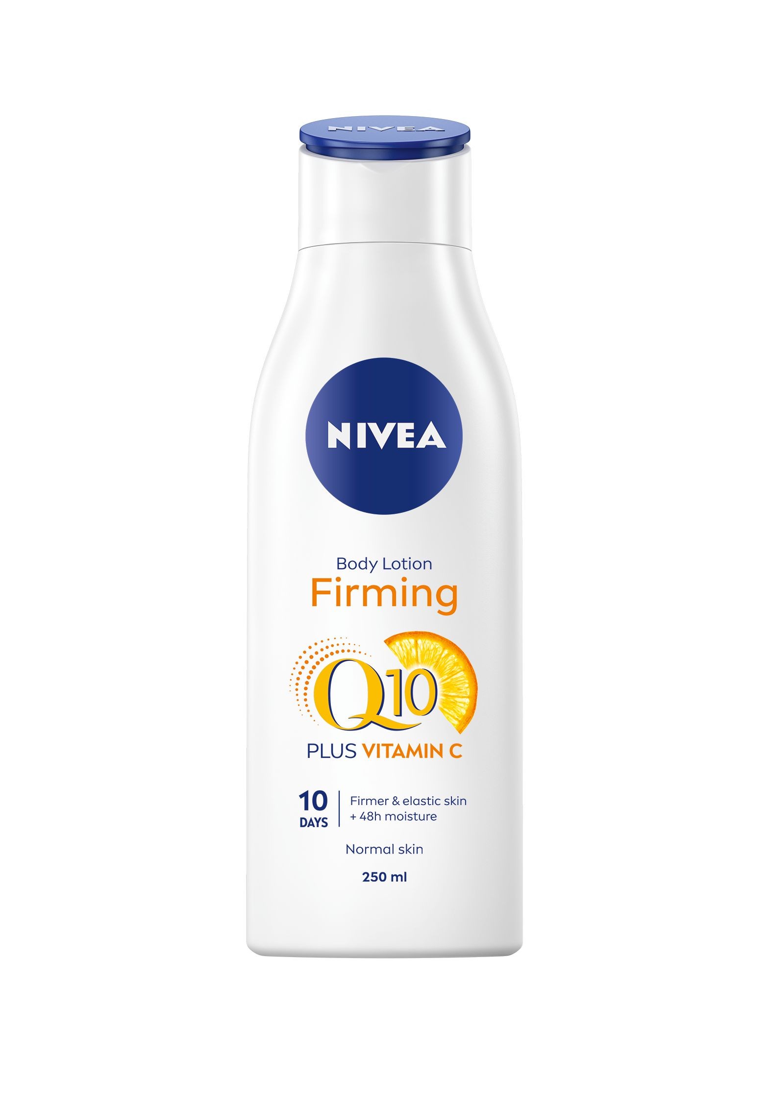 Drogerie a kosmetika - Nivea Q10 + Vitamin C zpevňující tělové mléko 250 ml