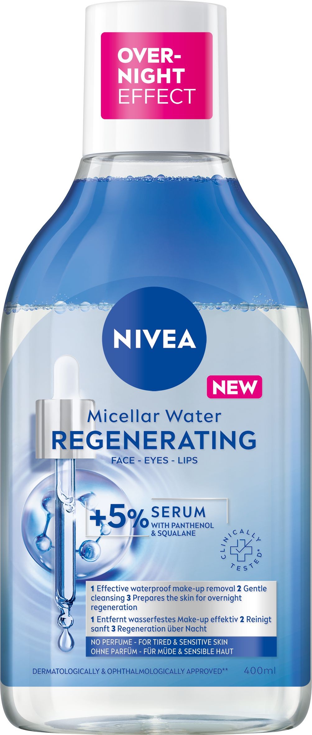 Drogerie a kosmetika - Nivea Regenerační mic. voda sérum 400 ml