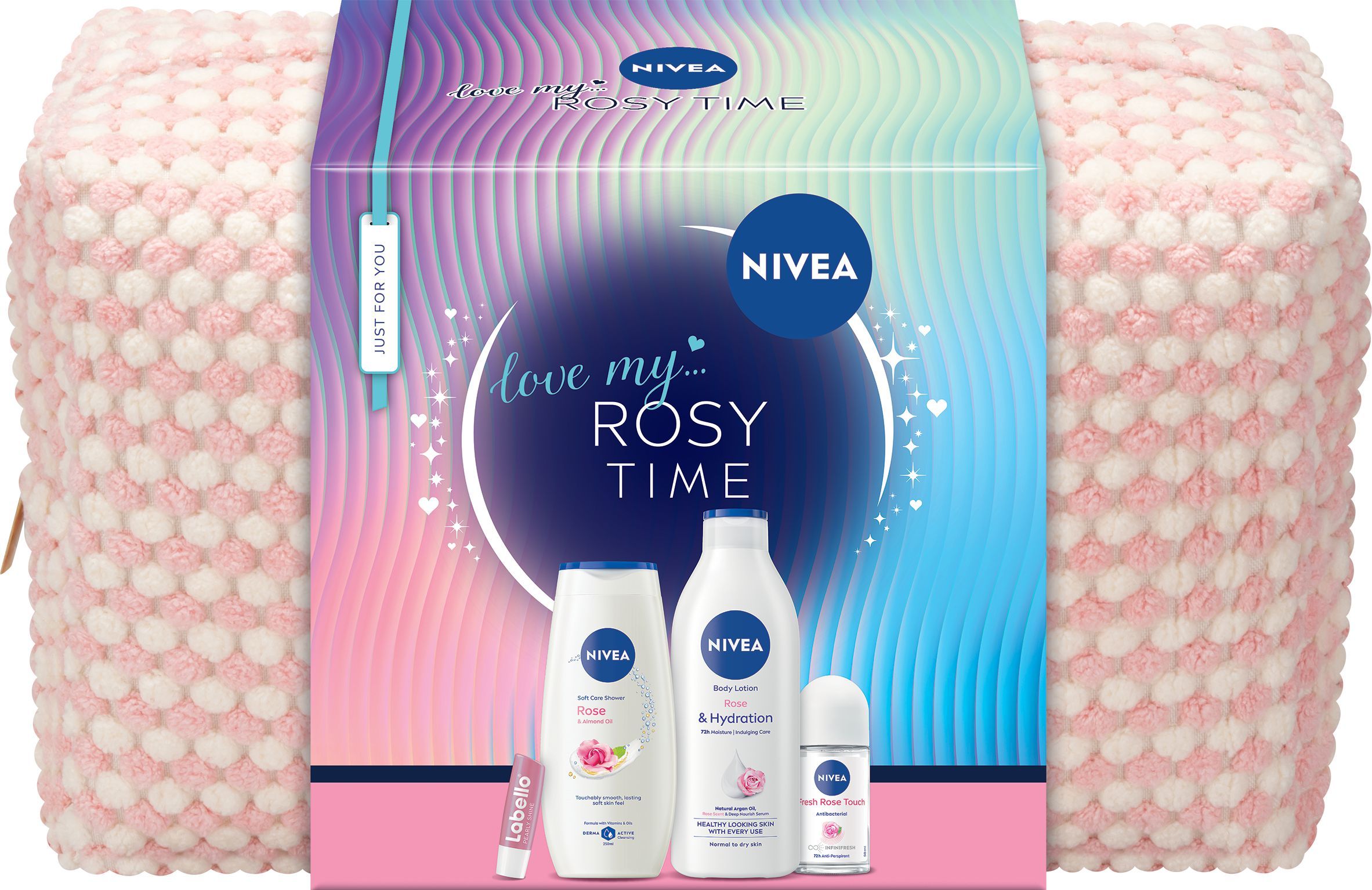 Drogerie a kosmetika - NIVEA Rosy Time taška