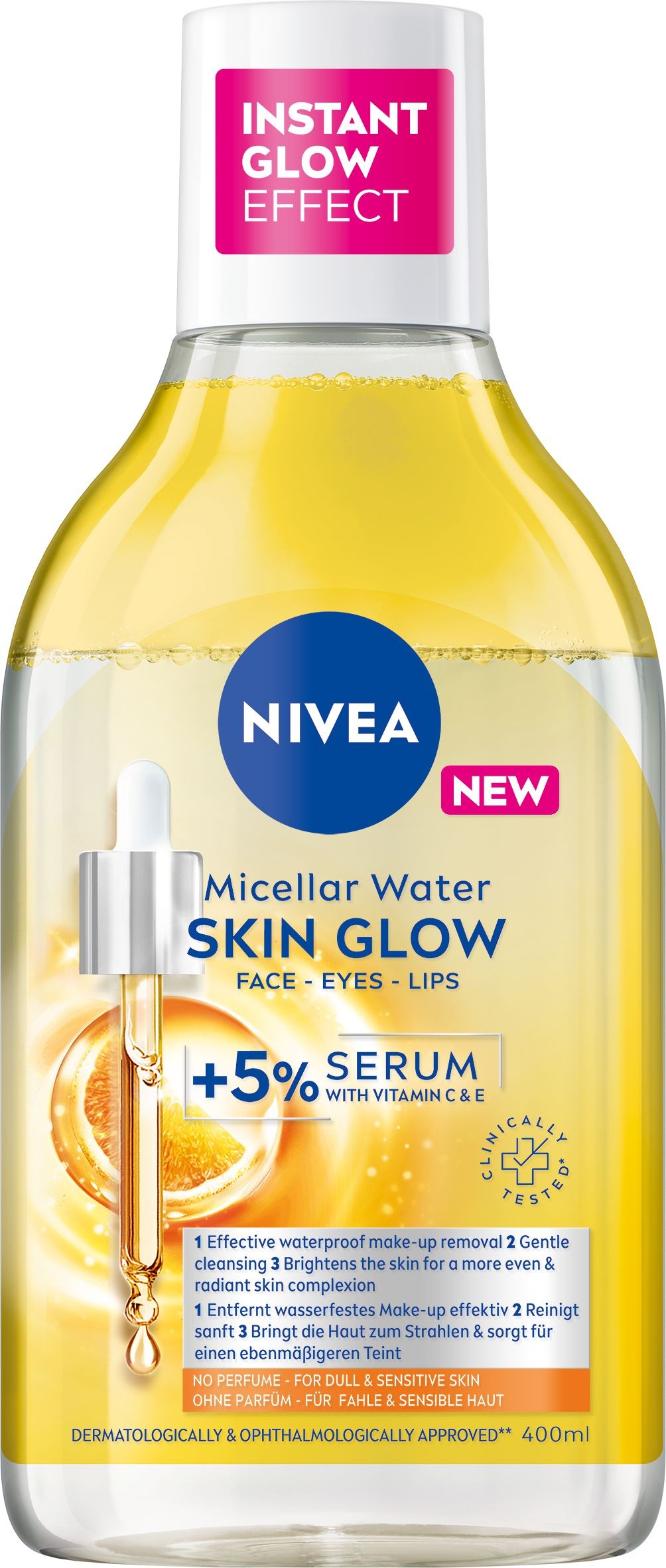 Drogerie a kosmetika - Nivea Rozjas. mic. voda sérum 400ml