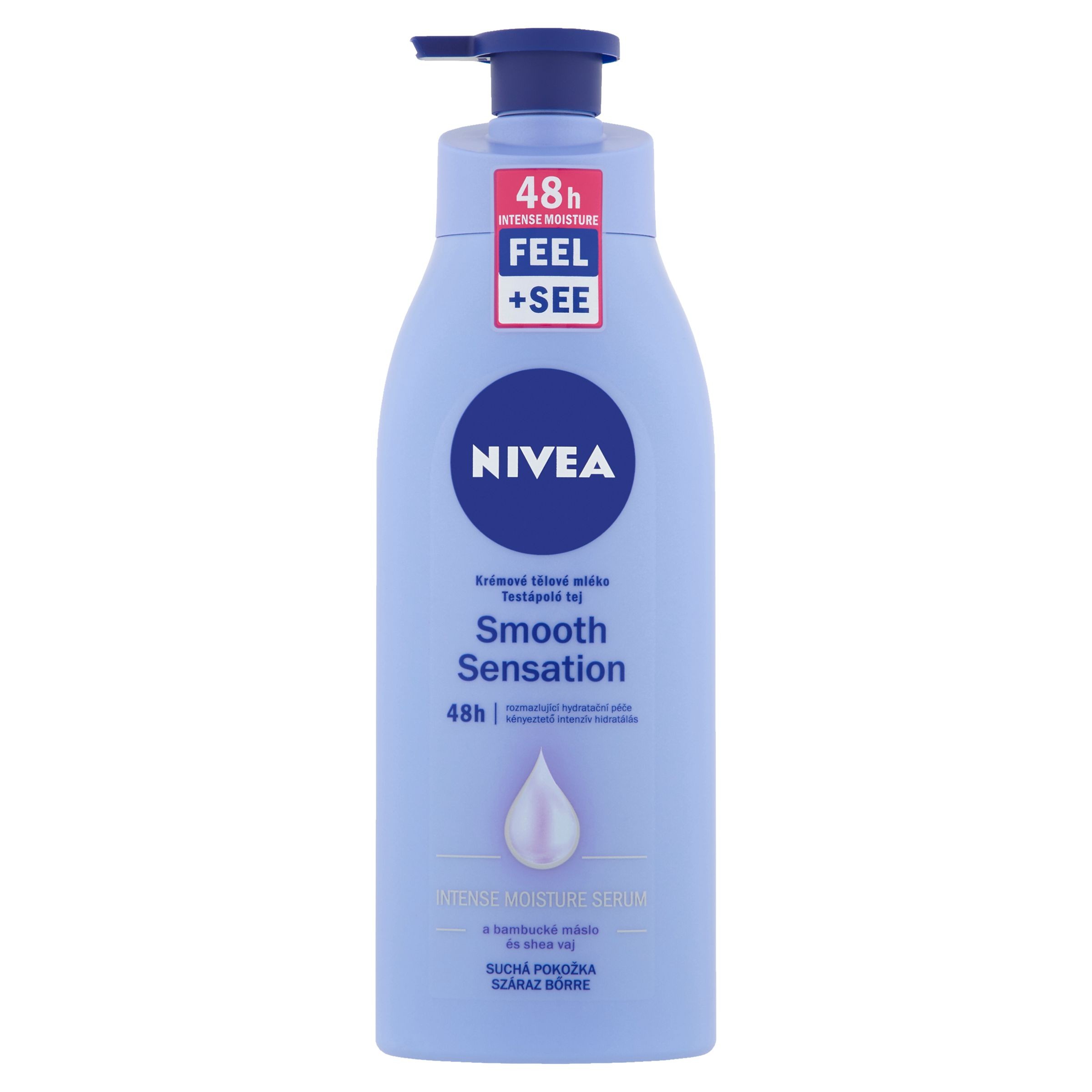 Drogerie a kosmetika - Nivea Smooth Sensation krémové tělové mléko 400 ml
