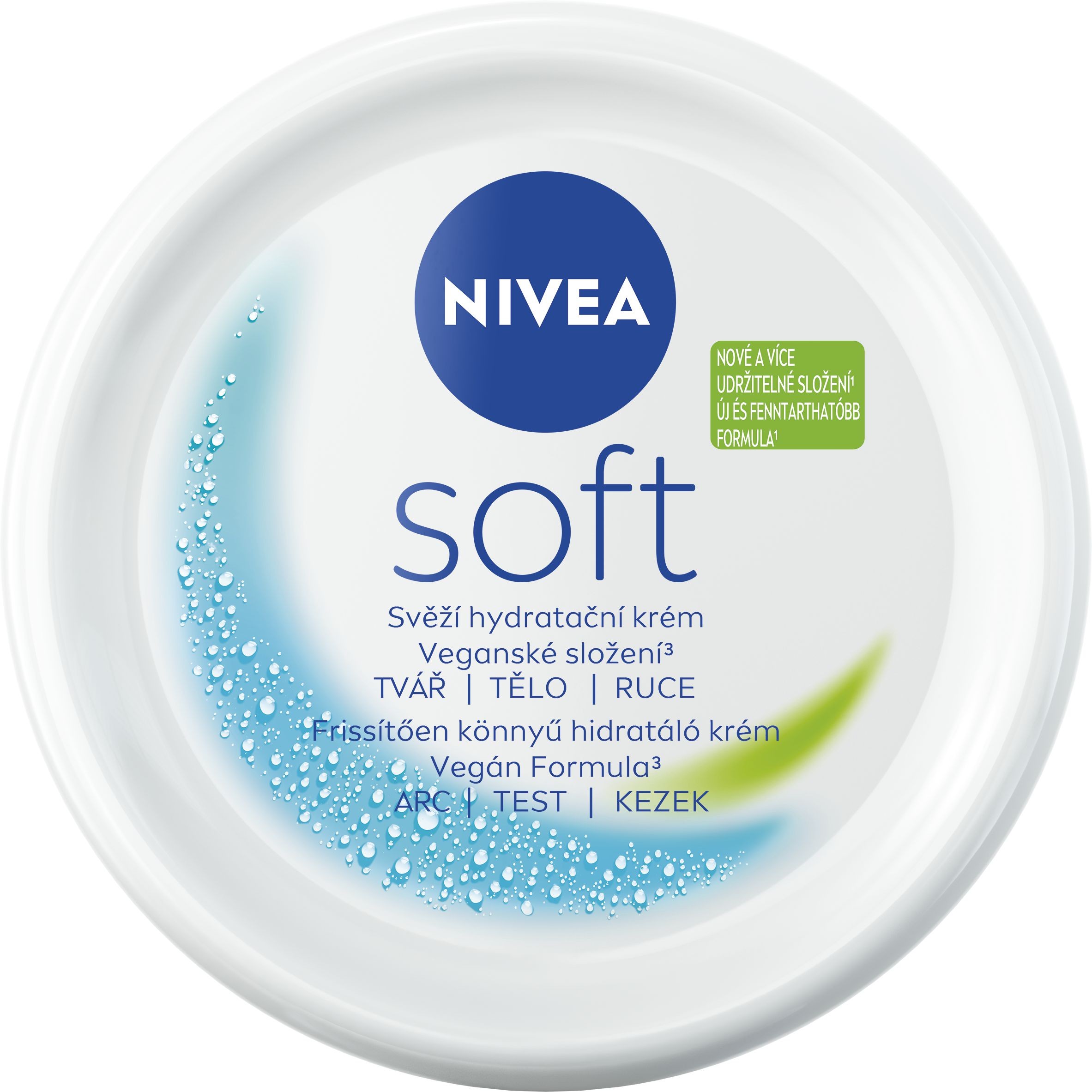 Drogerie a kosmetika - Nivea Soft Svěží hydratační krém 200 ml