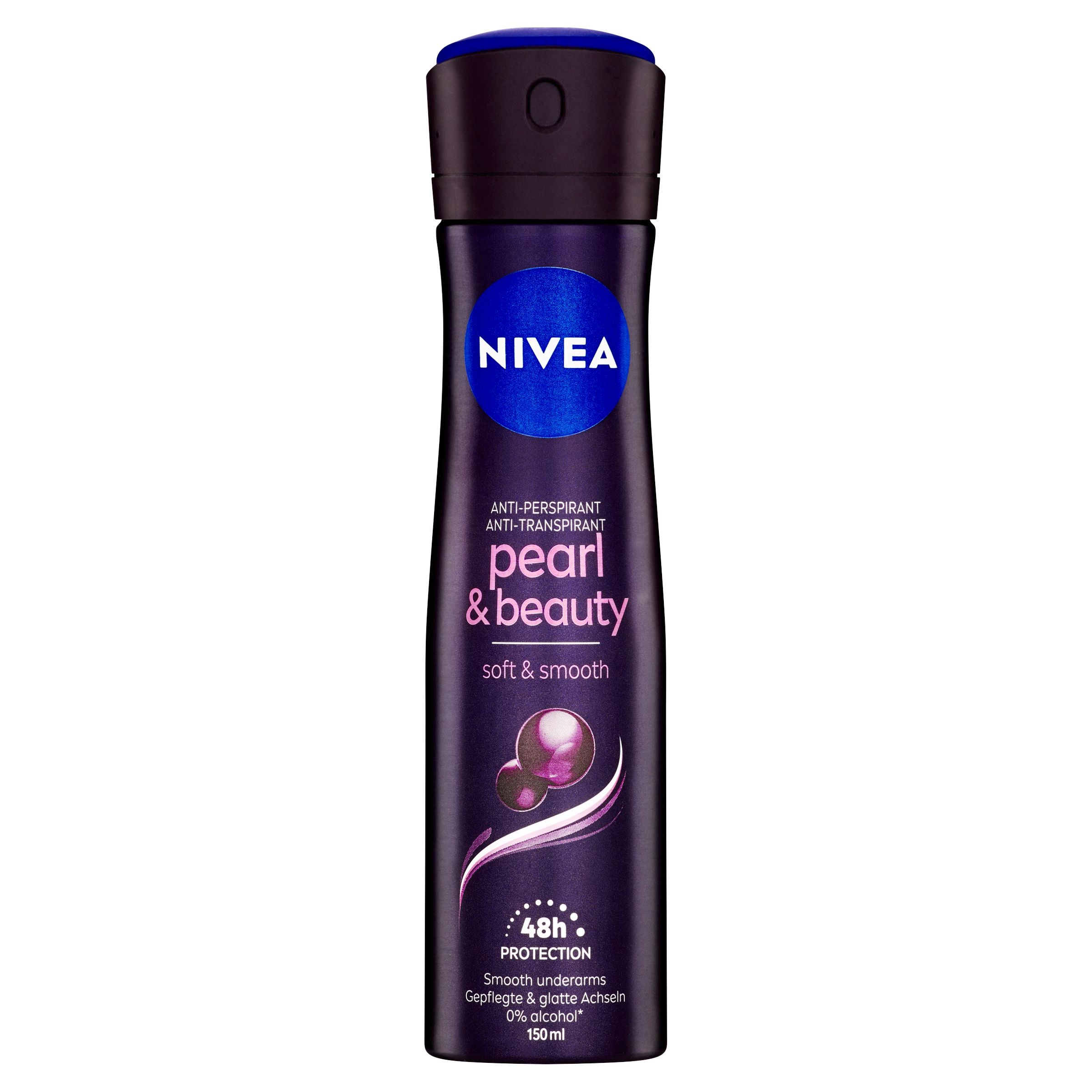 Drogerie a kosmetika - Nivea Sprej AP Pearl&Beauty Black 150 ml