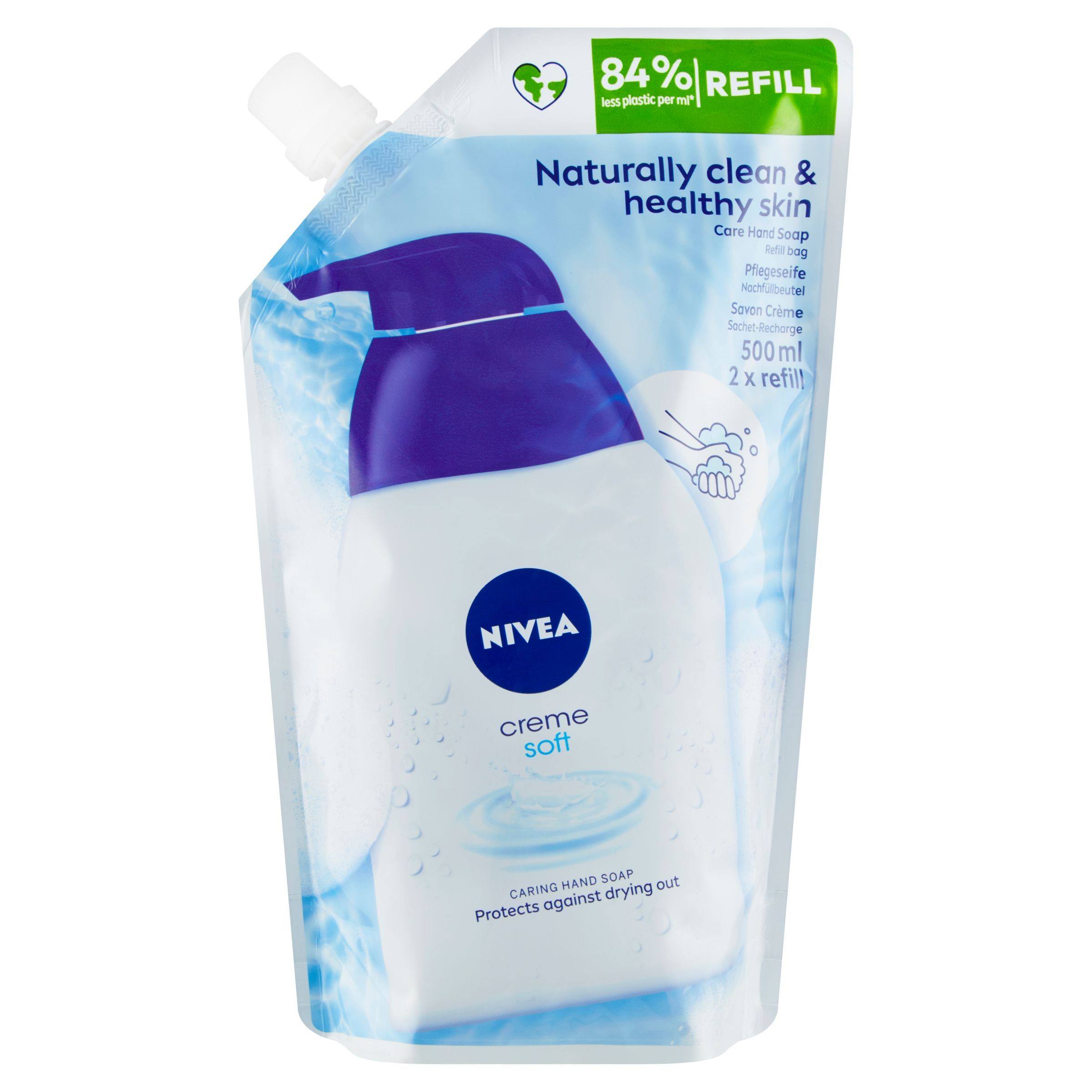 Drogerie a kosmetika - Nivea Tekuté mýdlo Creme Soft Refill