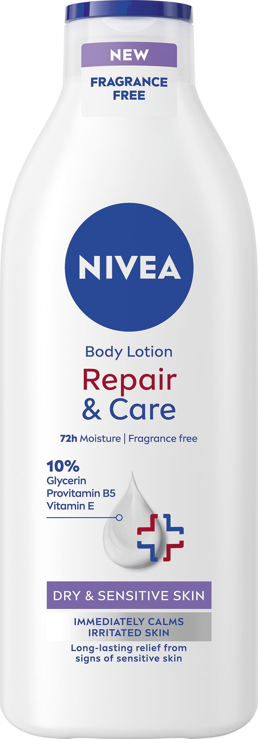 Drogerie a kosmetika - Nivea Tělové mléko Repair Sens. 400ml