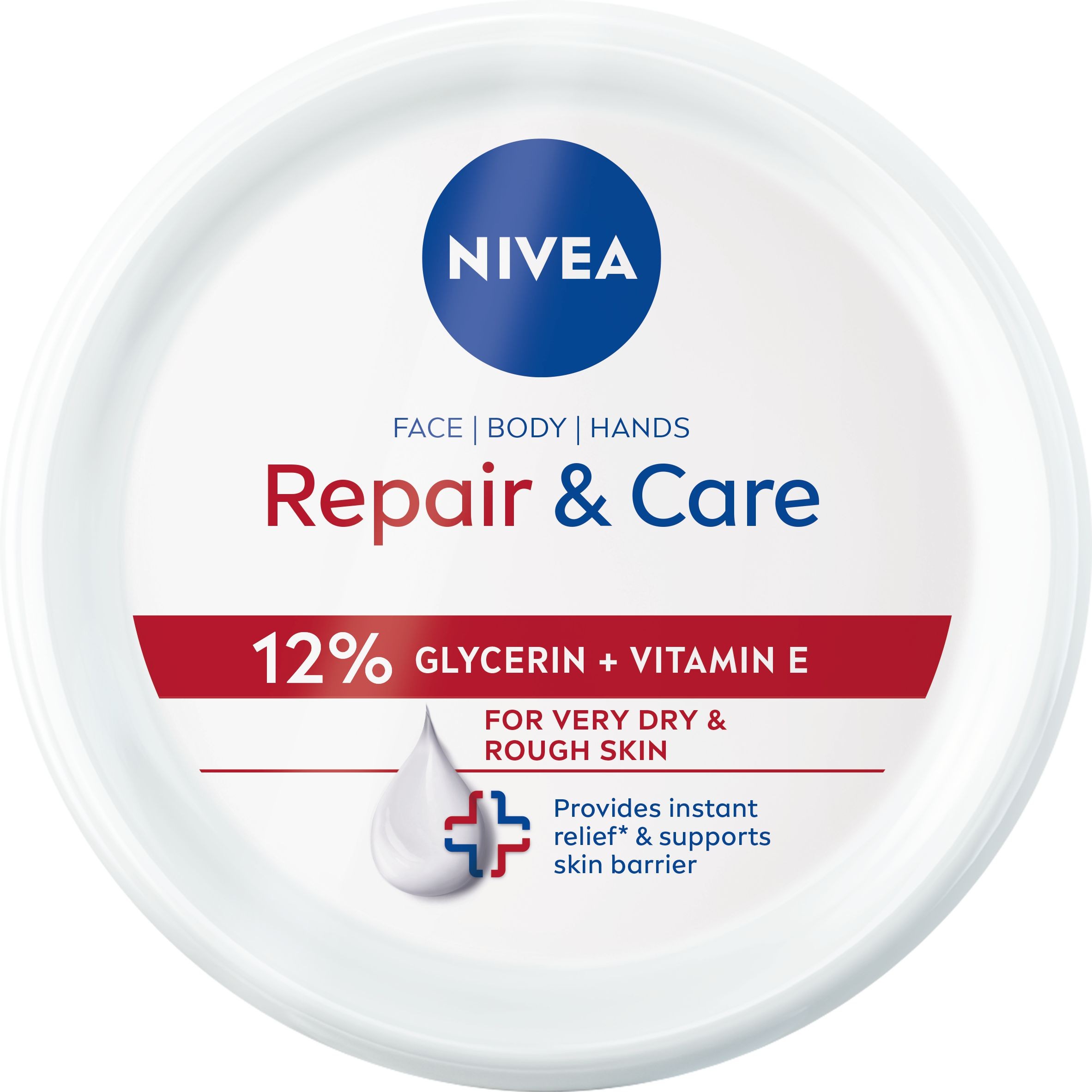 Drogerie a kosmetika - Nivea Tělový krém Repair&Care 400 ml