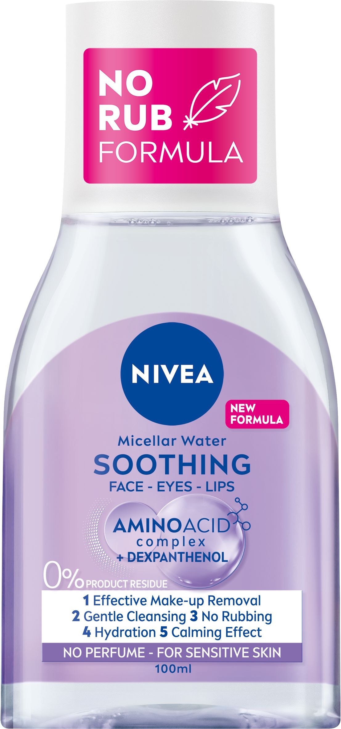 Drogerie a kosmetika - Nivea Zklidňující Micelární voda Sensitive 100 ml