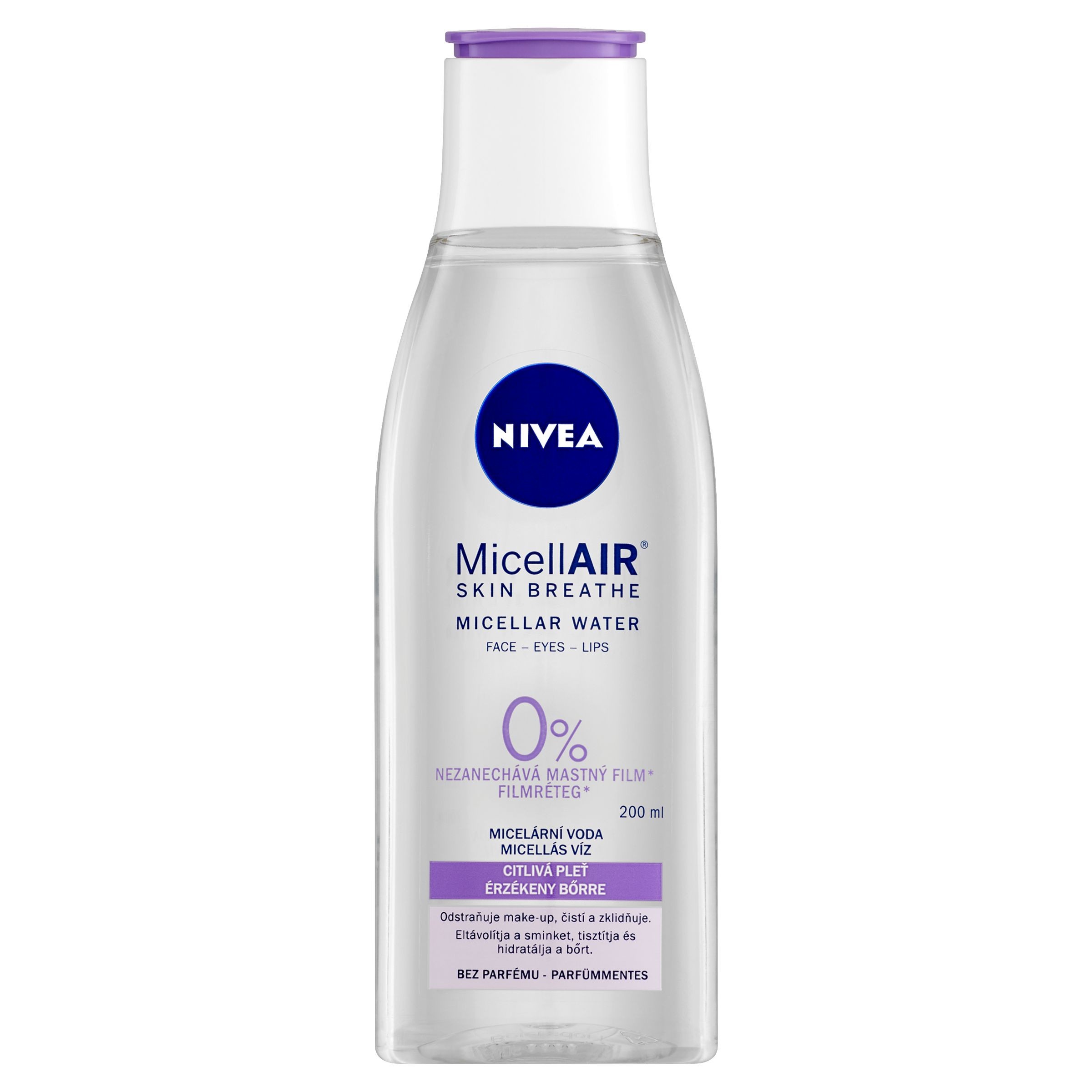 Drogerie a kosmetika - Nivea Zklidňující pečující micelární voda 200 ml