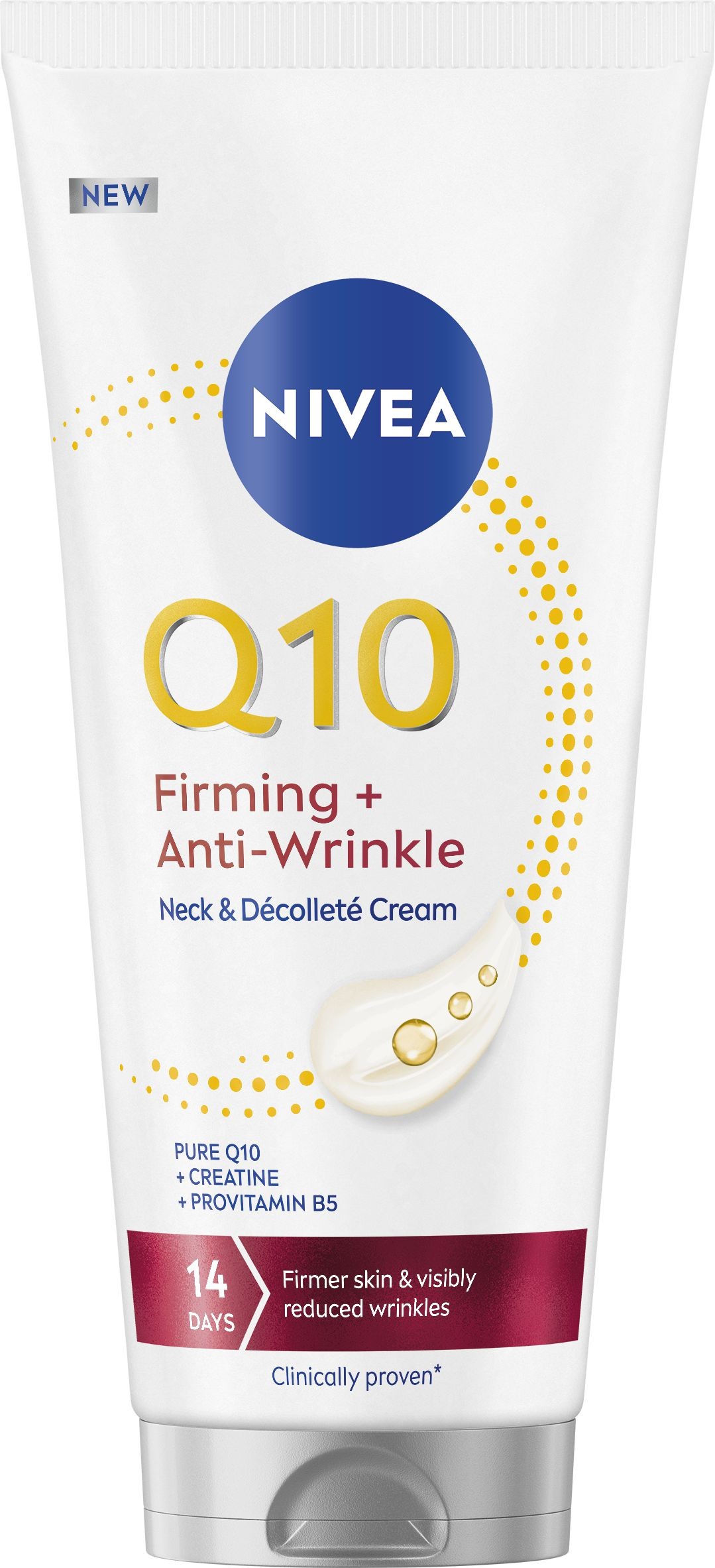 Drogerie a kosmetika - Nivea Zpevňující krém na krk a dekolt Q10 200 ml
