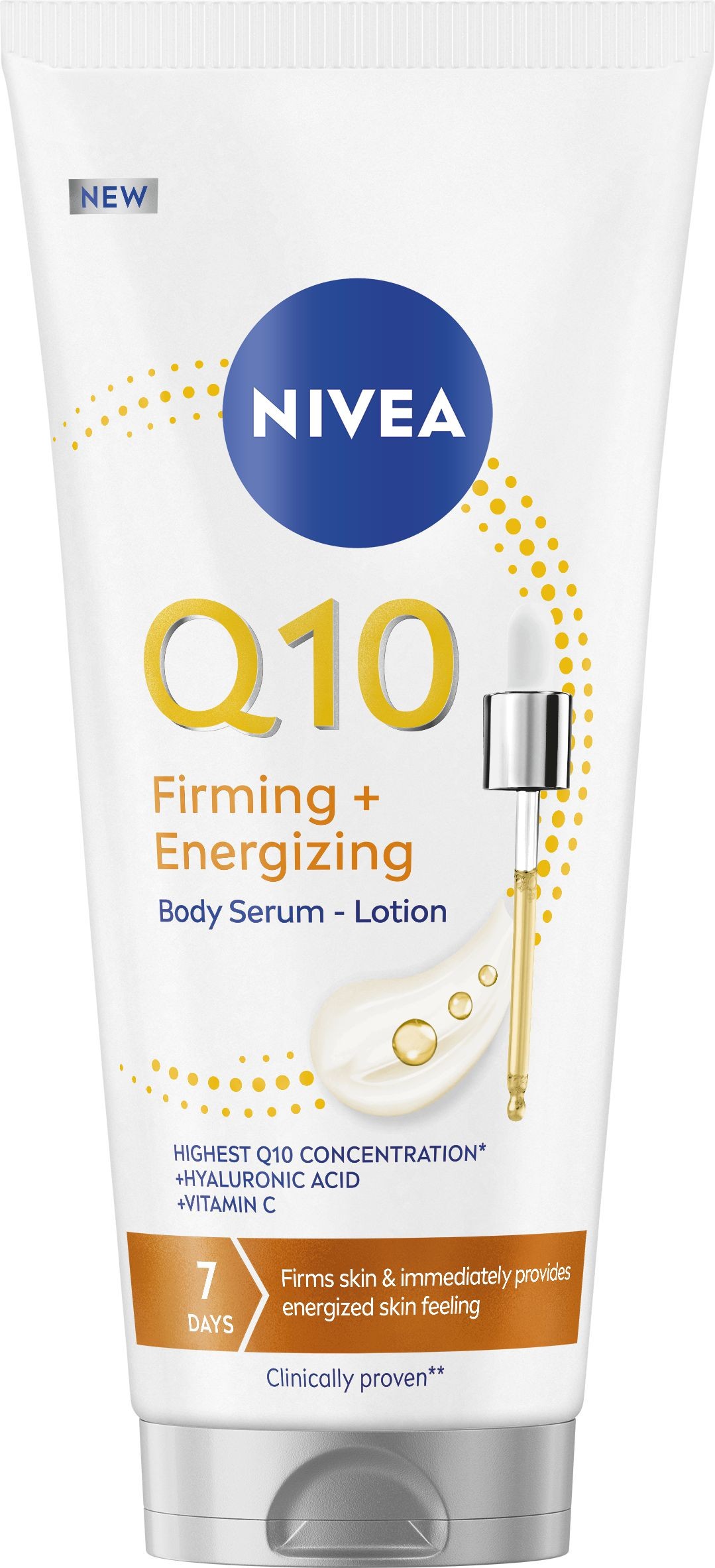 Drogerie a kosmetika - Nivea Zpevňující tělové sérum Q10 200 ml
