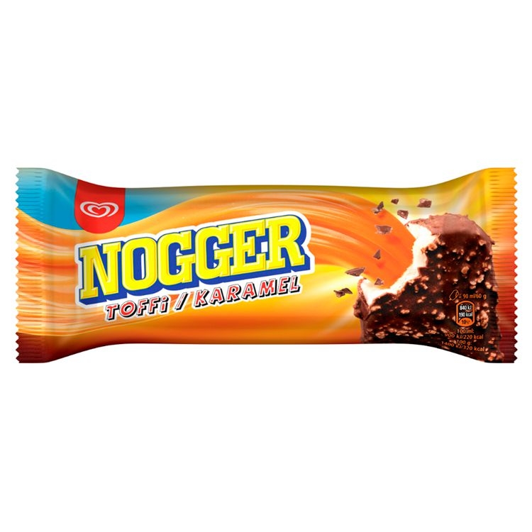 Mražené potraviny - Nogger Karamel zmrzlina 90 ml