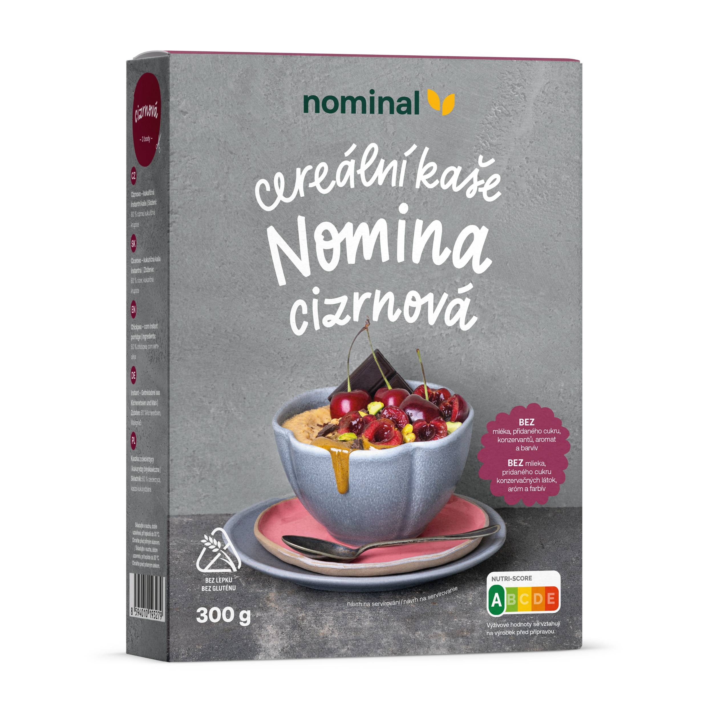 Zdravý svět - Nominal cereální kaše Nomina cizrnová 300g