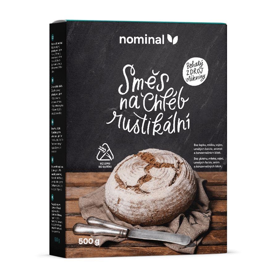 Trvanlivé potraviny - Nominal Směs na chléb rustikální bezlepkový 500 g