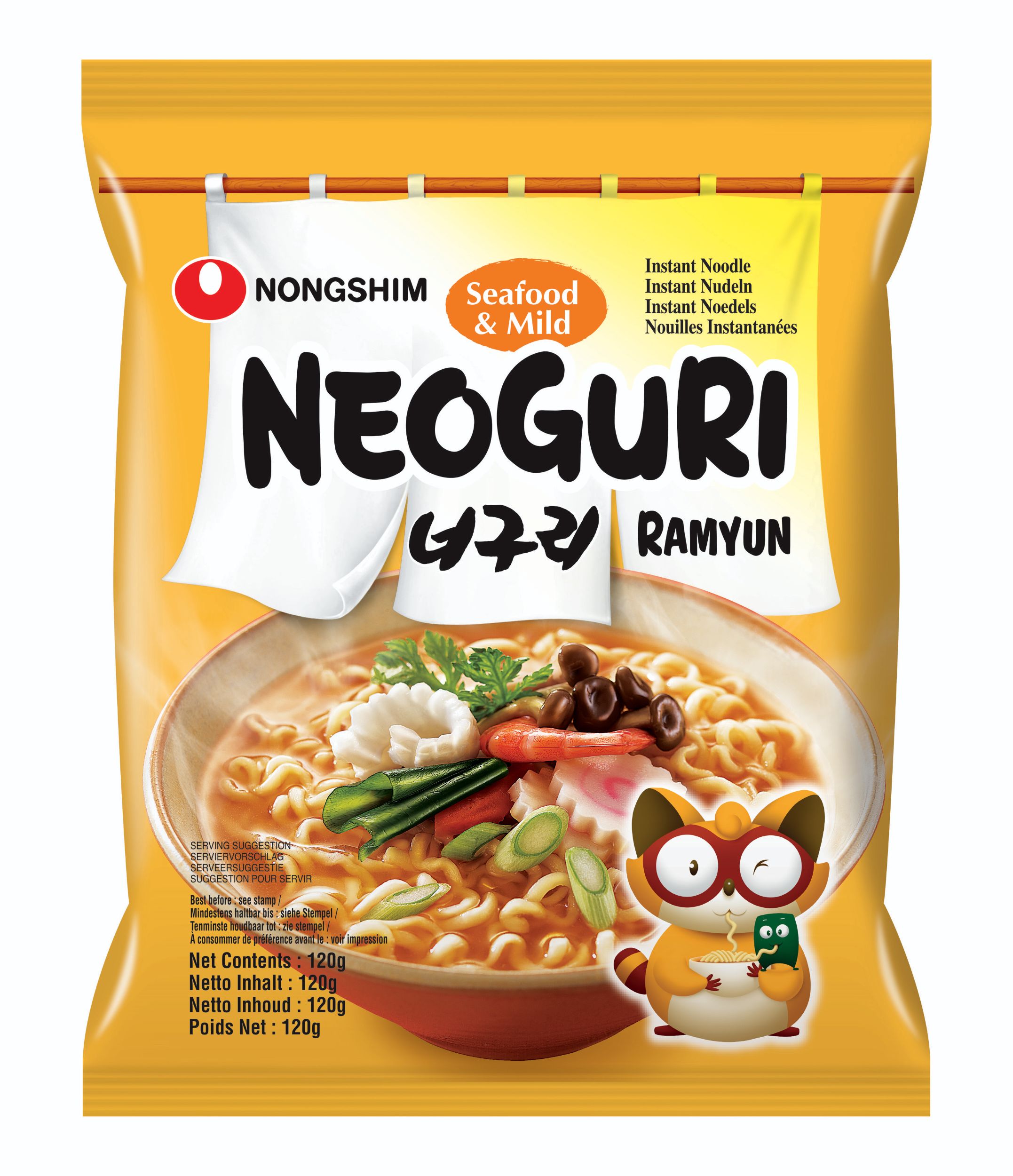 Trvanlivé potraviny - Nongshim Neoguri (Mild) Neoguri (Mild) 120g