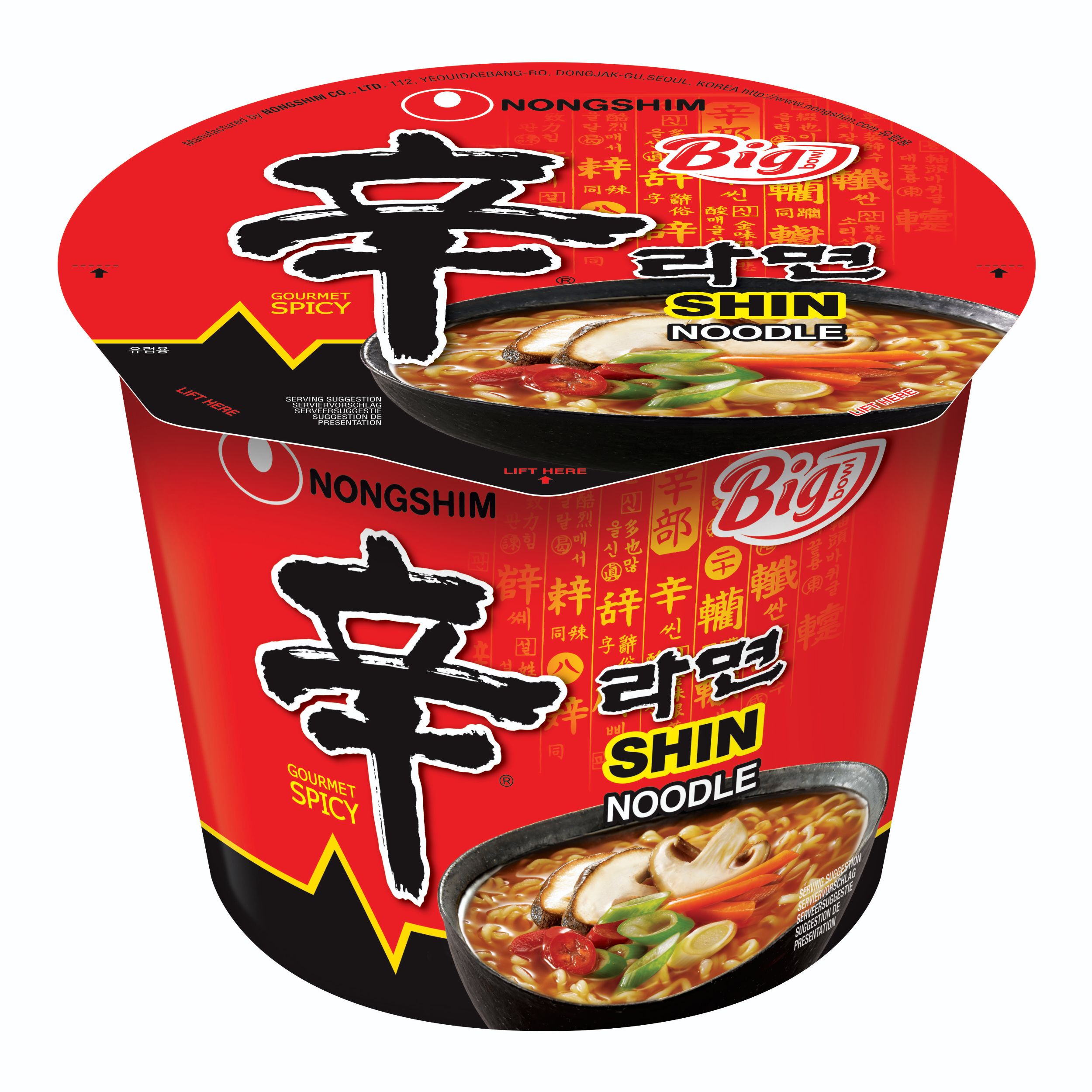 Trvanlivé potraviny - Nongshim Shin Big Noodle Soup 114g