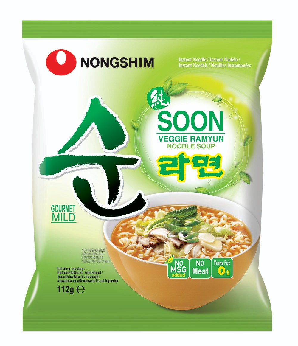 Trvanlivé potraviny - Nongshim Soon Veggie Veggie Ramyun 112g