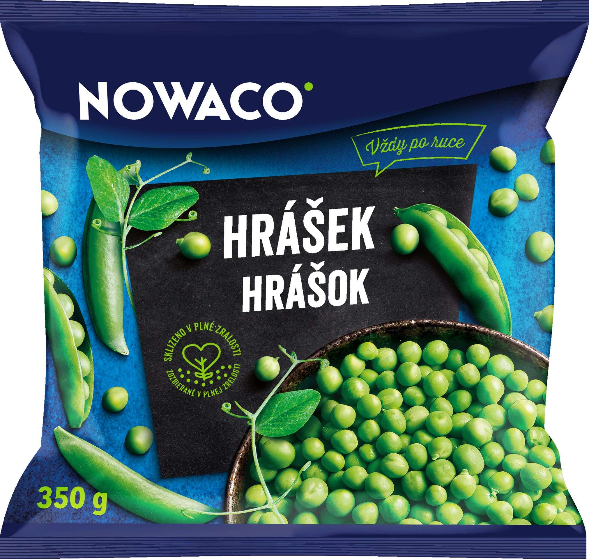 Mražené potraviny - Nowaco Hrášek mražený 350g