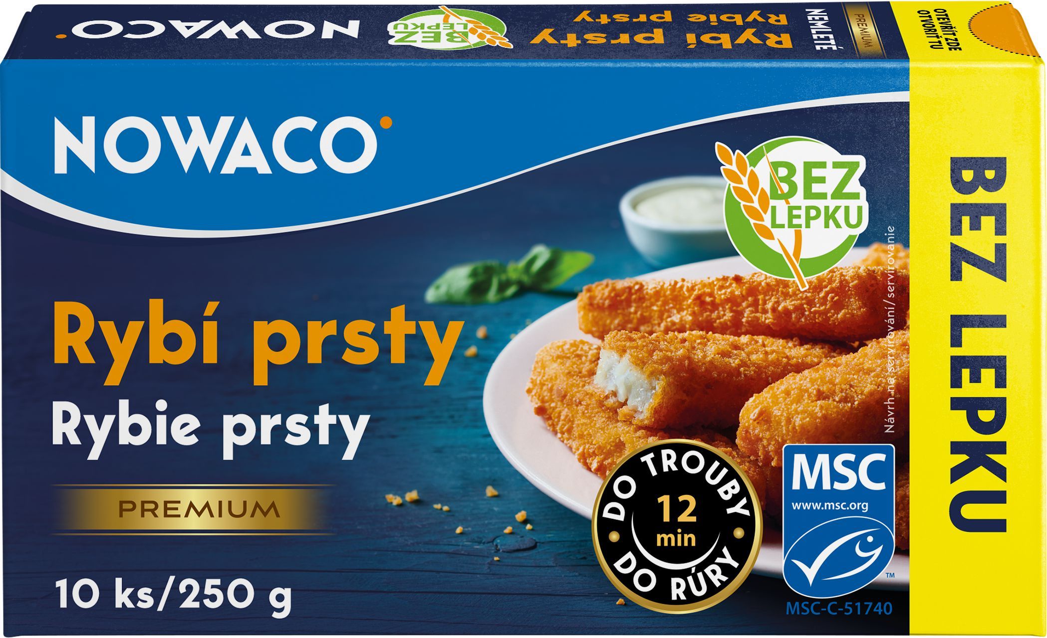 Zdravý svět - Nowaco Rybí prsty bez lepku MSC 250g