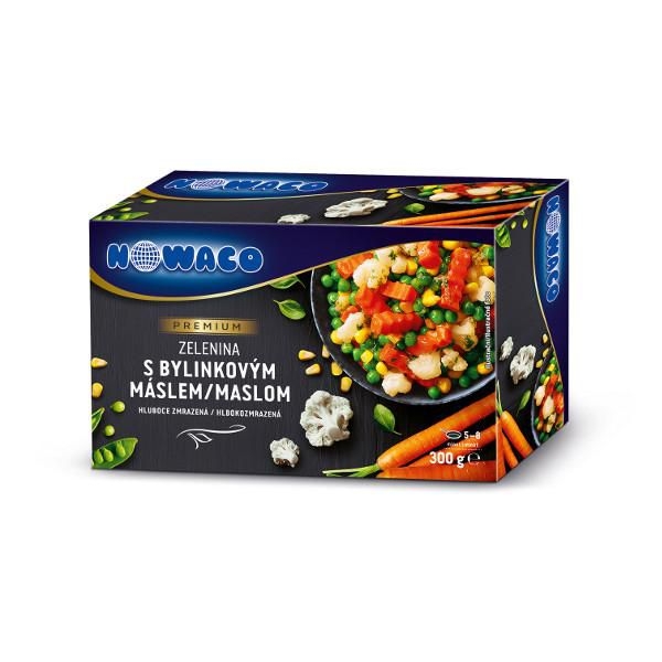 Mražené potraviny - Nowaco Zelenina s bylinkovým máslem Premium mražená 300g