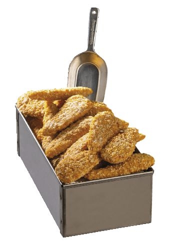 Mražené potraviny - Nowaco Zizu-Kuřecí stripsy volné mražené - 5x1kg, cca 300 g