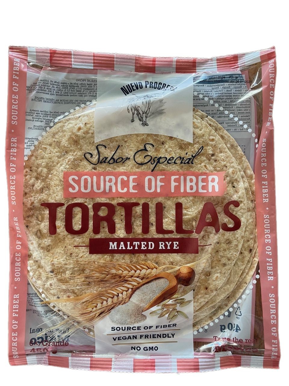 Trvanlivé potraviny - Nuevo Progreso Tortilla pivní 25cm, 6 ks, 450g