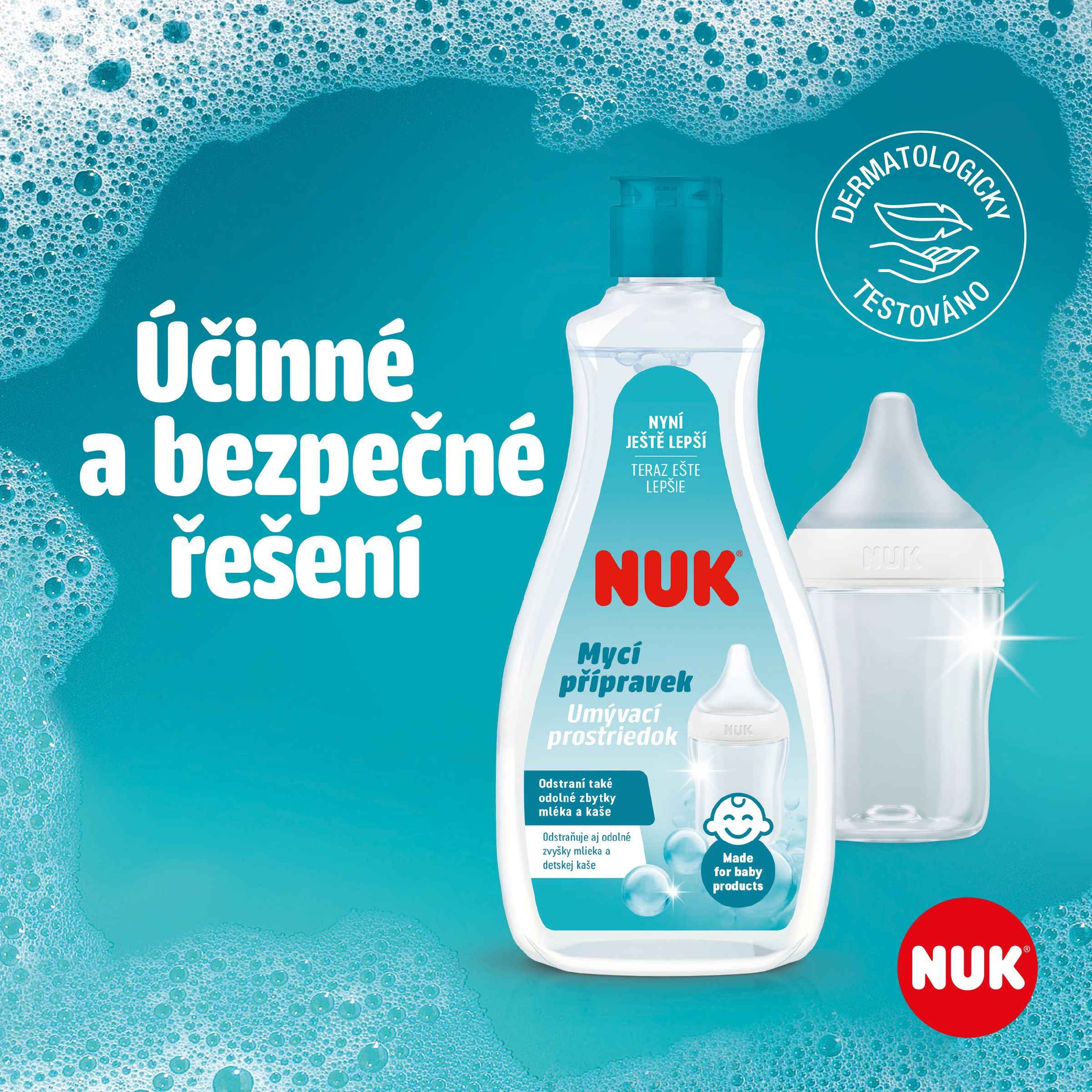 NUK Mycí prostředek na láhve a savičky 500 ml-0