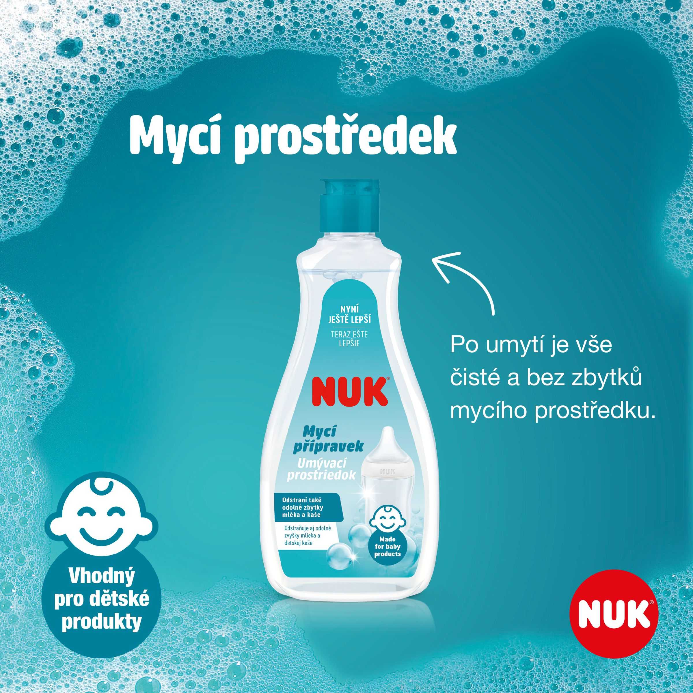 NUK Mycí prostředek na láhve a savičky 500 ml-1