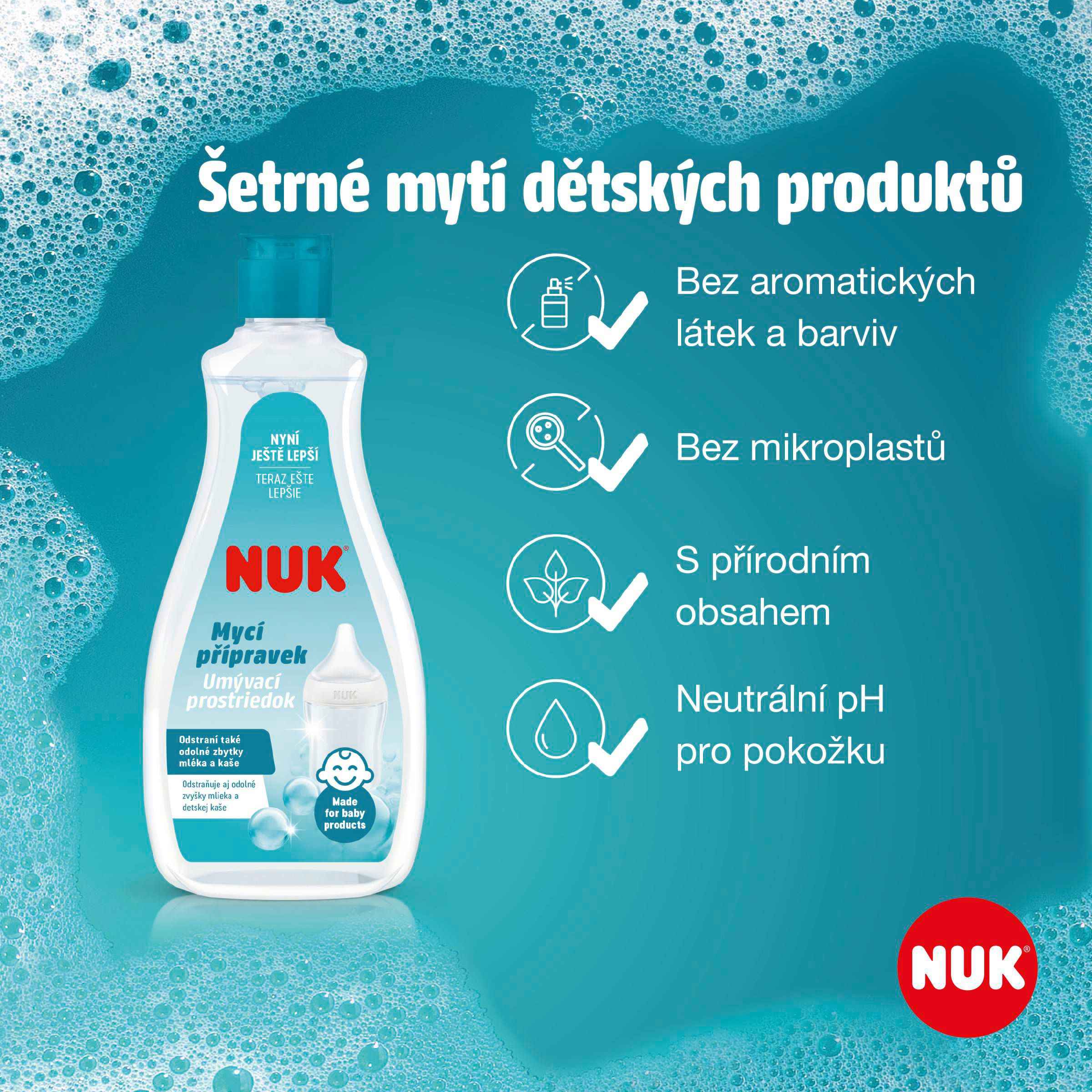 NUK Mycí prostředek na láhve a savičky 500 ml-2