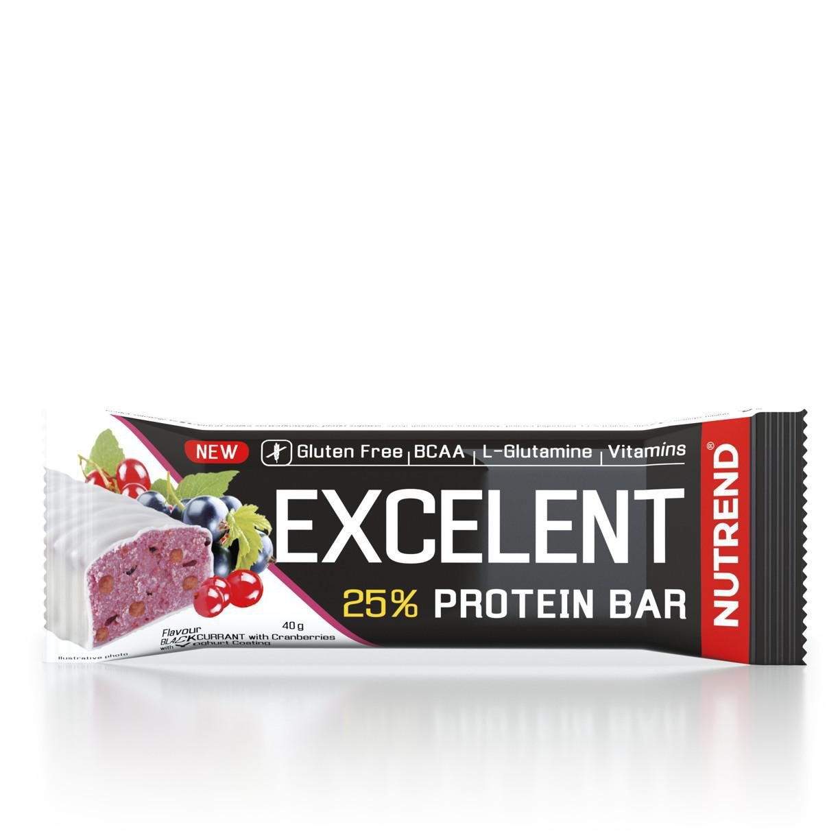Trvanlivé potraviny - Nutrend Excelent Protein bar příchuť černý rybíz s brusinkami 40 g