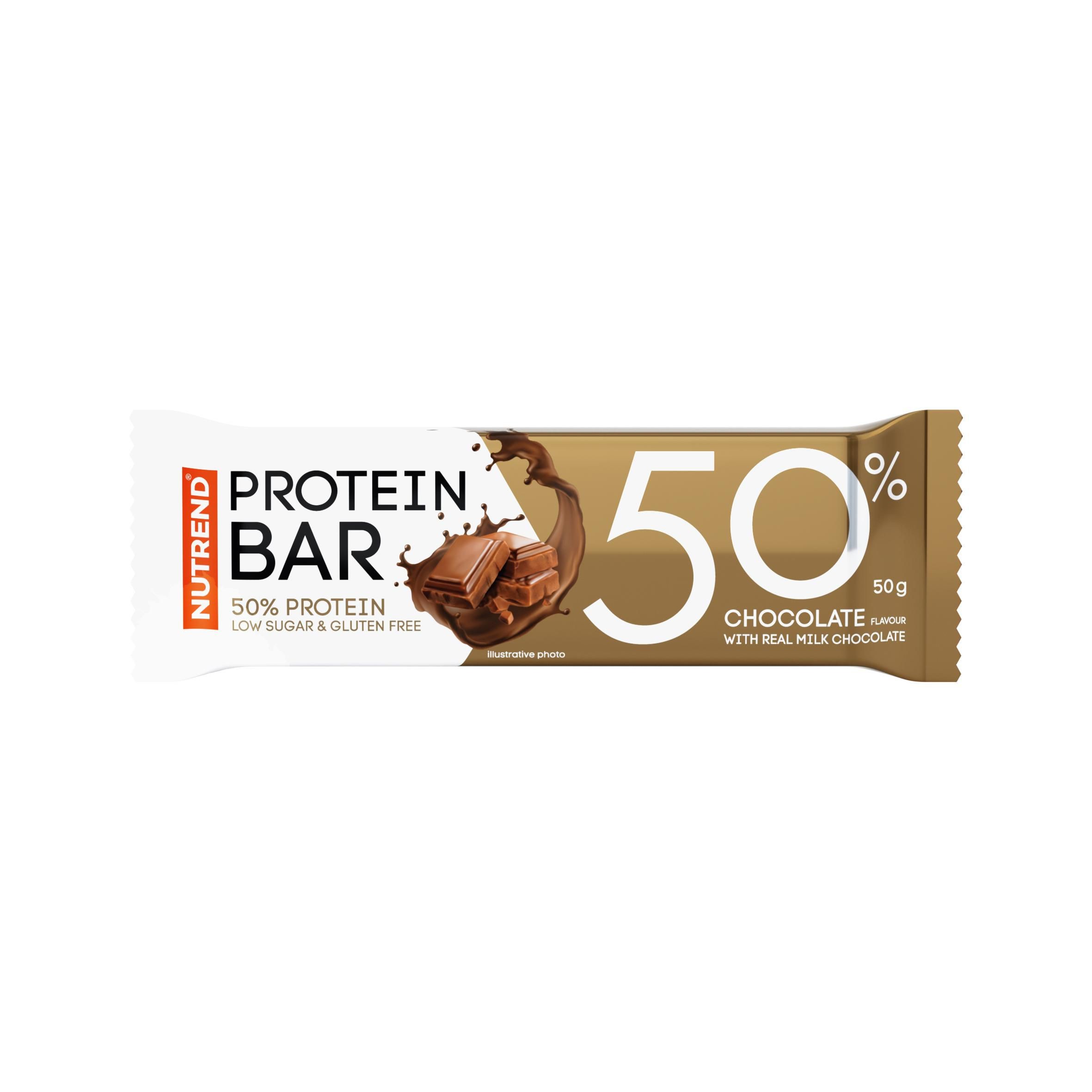 Domácnost a Zahrada - Nutrend PROTEIN 50 BAR čokoláda 50g