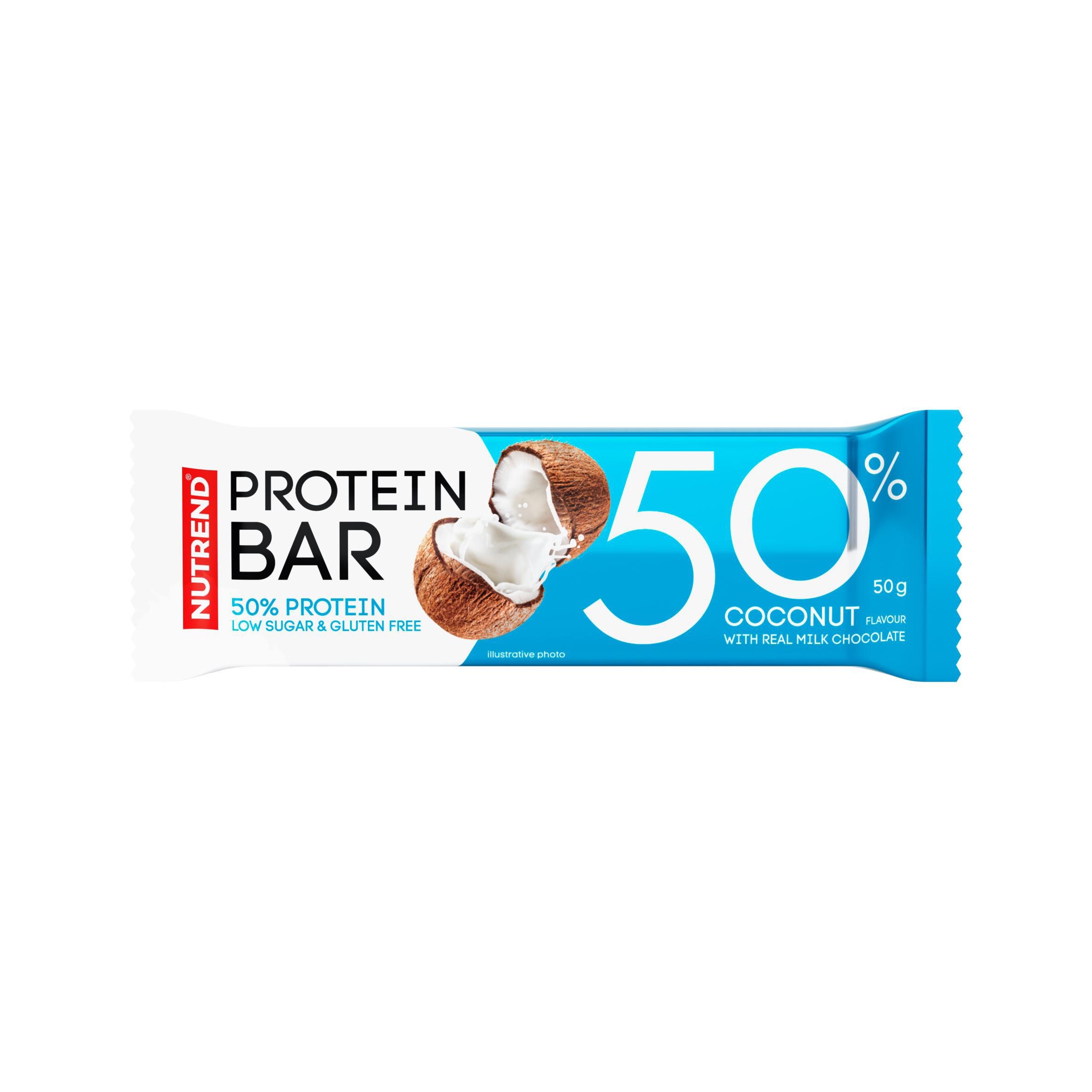 Domácnost a Zahrada - Nutrend PROTEIN 50 BAR kokos 50g