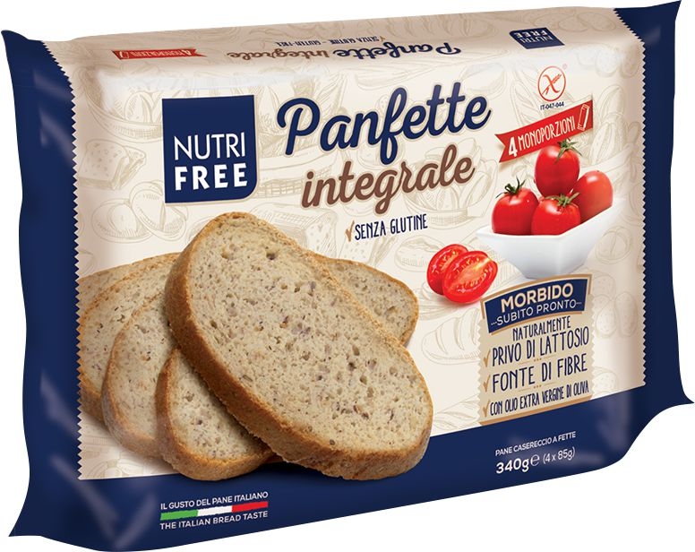 Zdravý svět - Nutrifree Panfette Světlý krájený chléb bez lepku 4x75 g