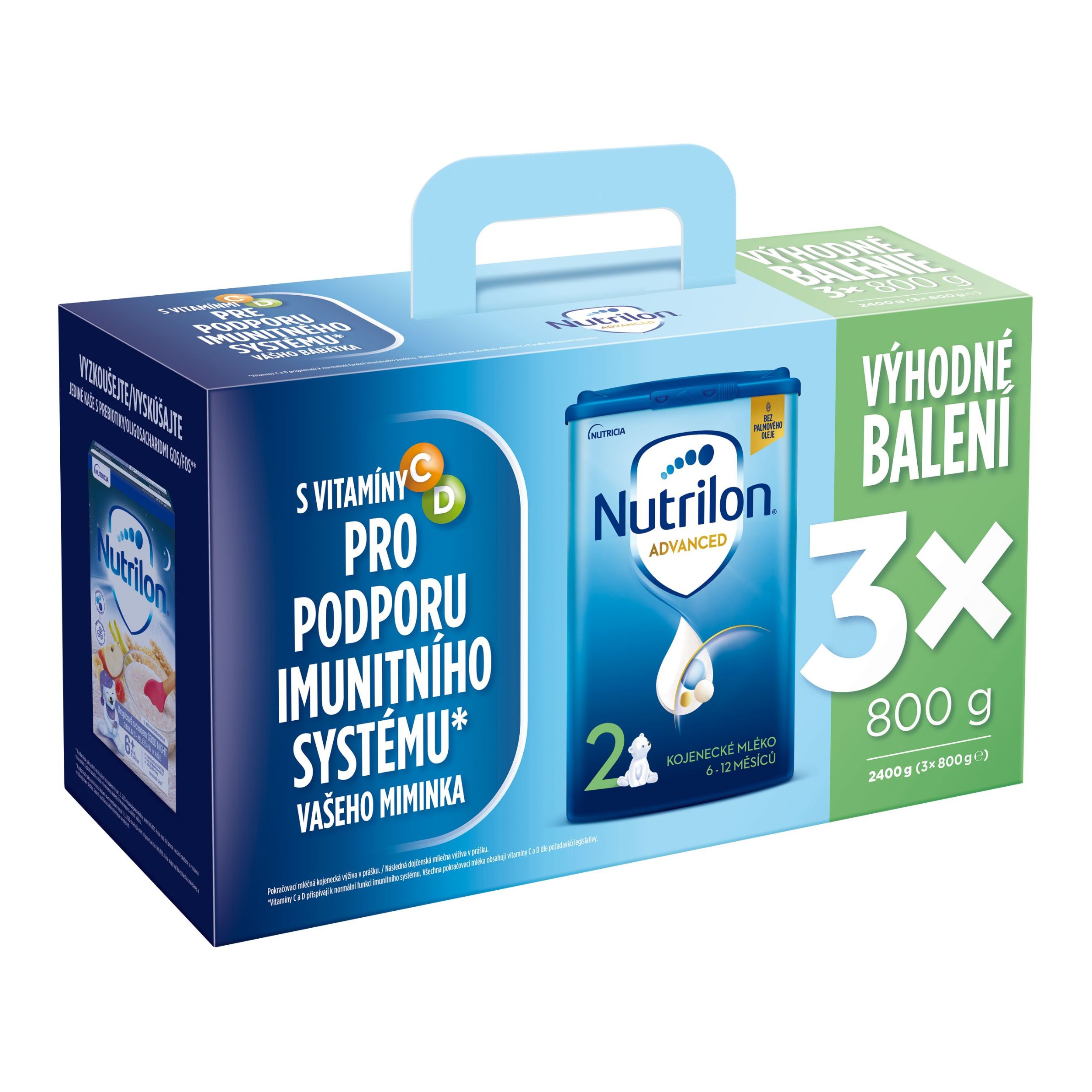 Svět dětí - NUTRILON 2 Advanced pokračovací kojenecké mléko od uk. 6. měsíce 3x800g