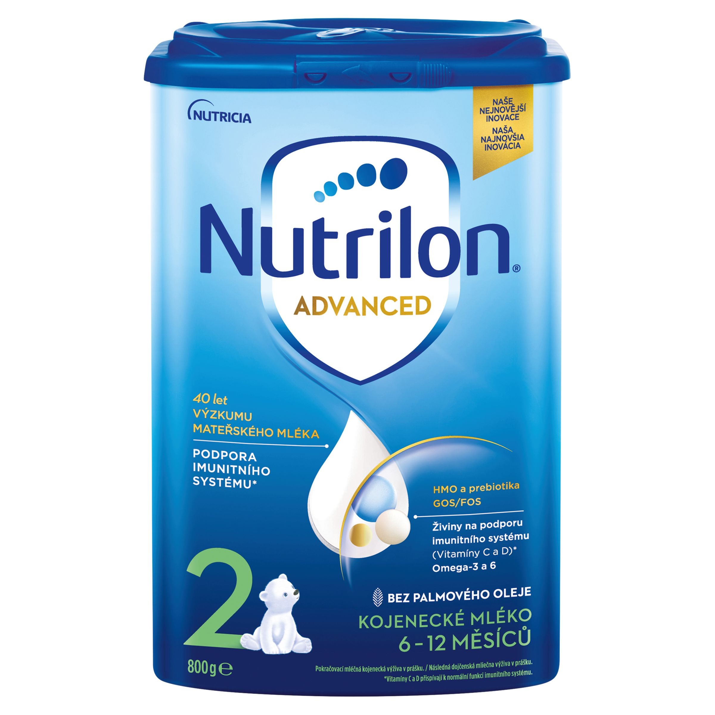 Svět dětí - Nutrilon 2 Pronutra pokračovací mléko od uk. 6 měsíce 800 g