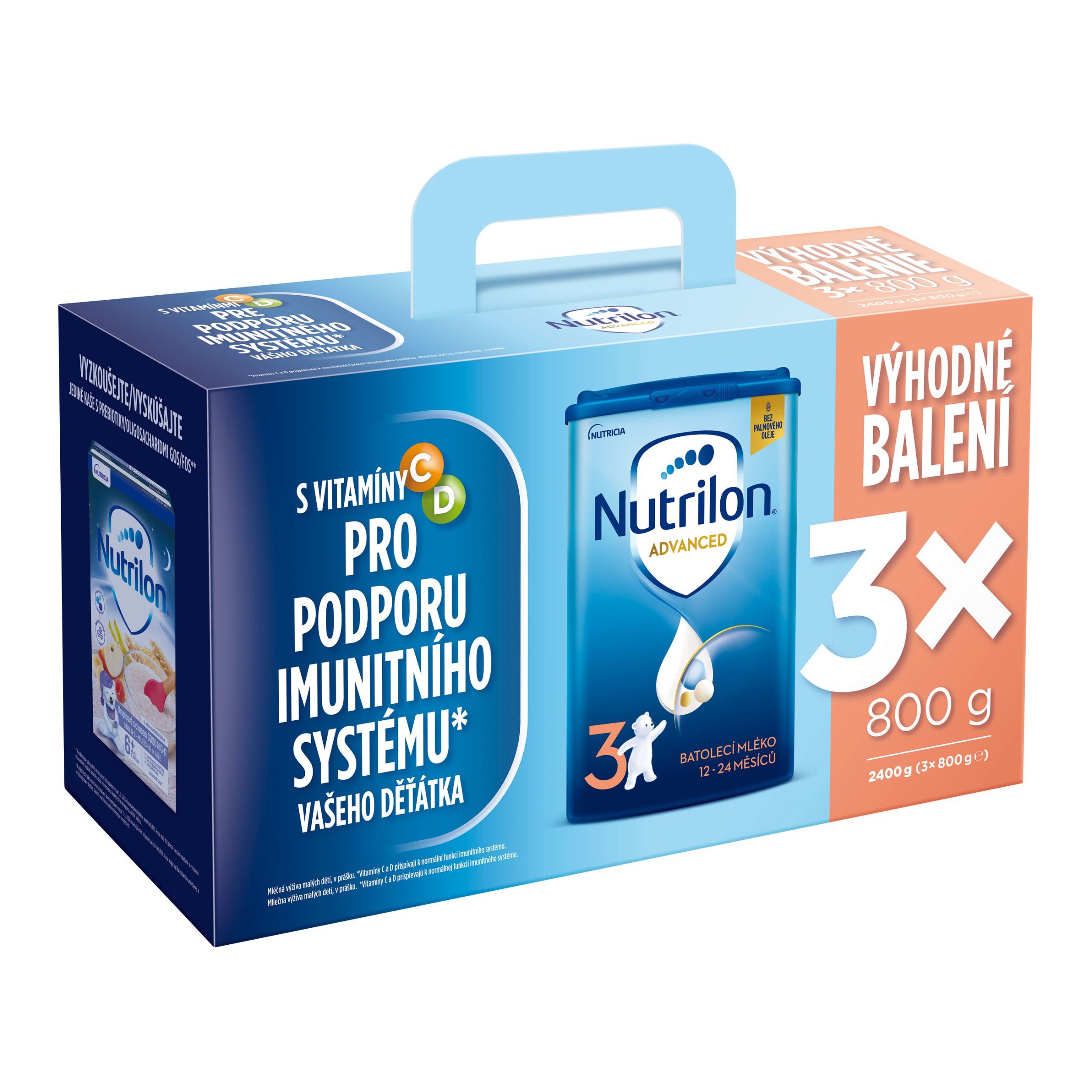 Svět dětí - NUTRILON 3 Advanced batolecí mléko od uk. 12. měsíce 3x800g