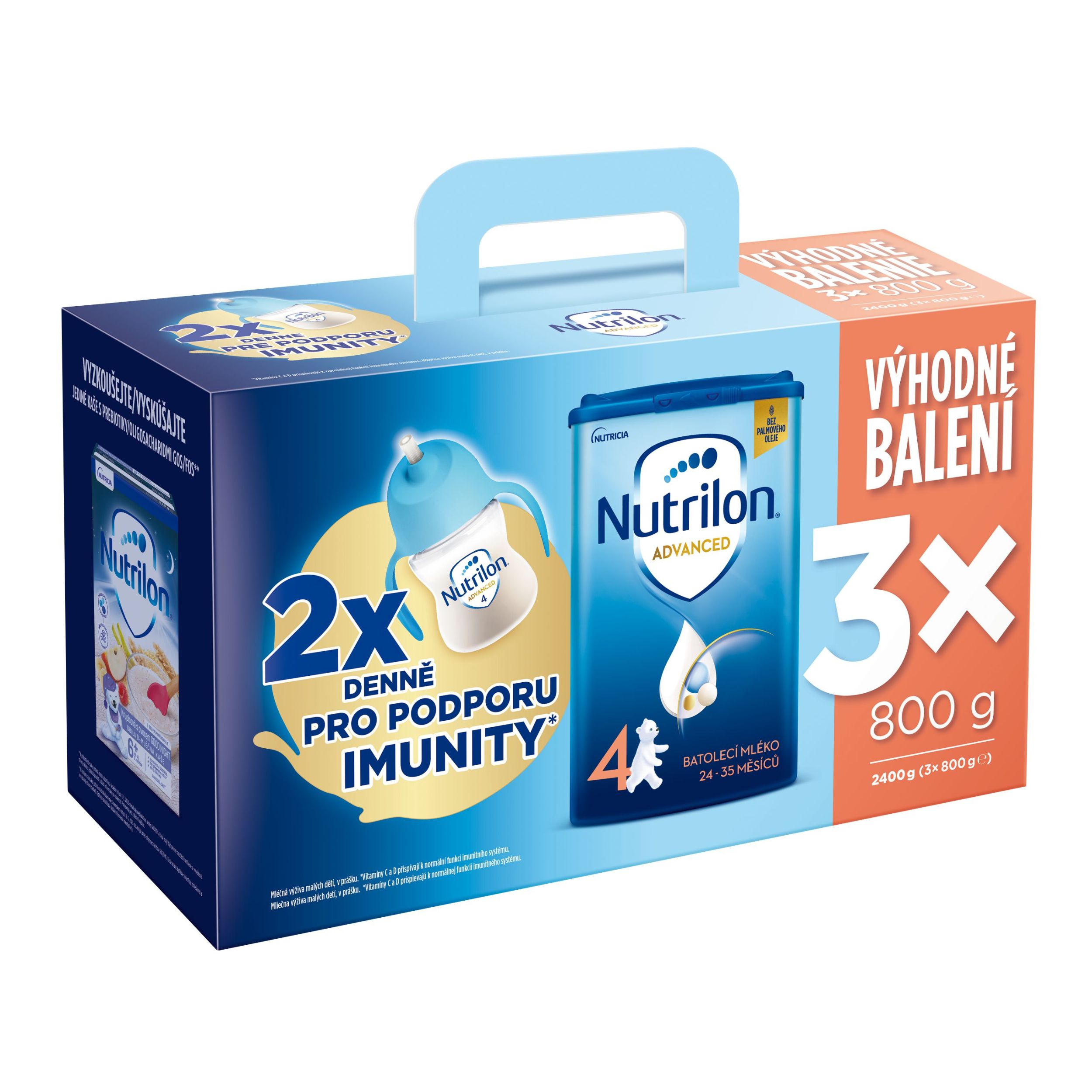Svět dětí - NUTRILON 4 Advanced batolecí mléko od 2 let věku 3x800g