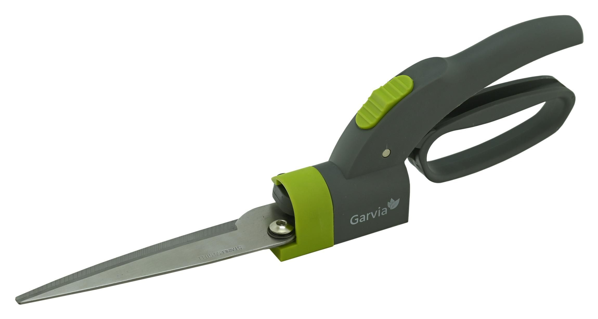 Domácnost a Zahrada - Nůžky na trávu 35cm otočné Garvia