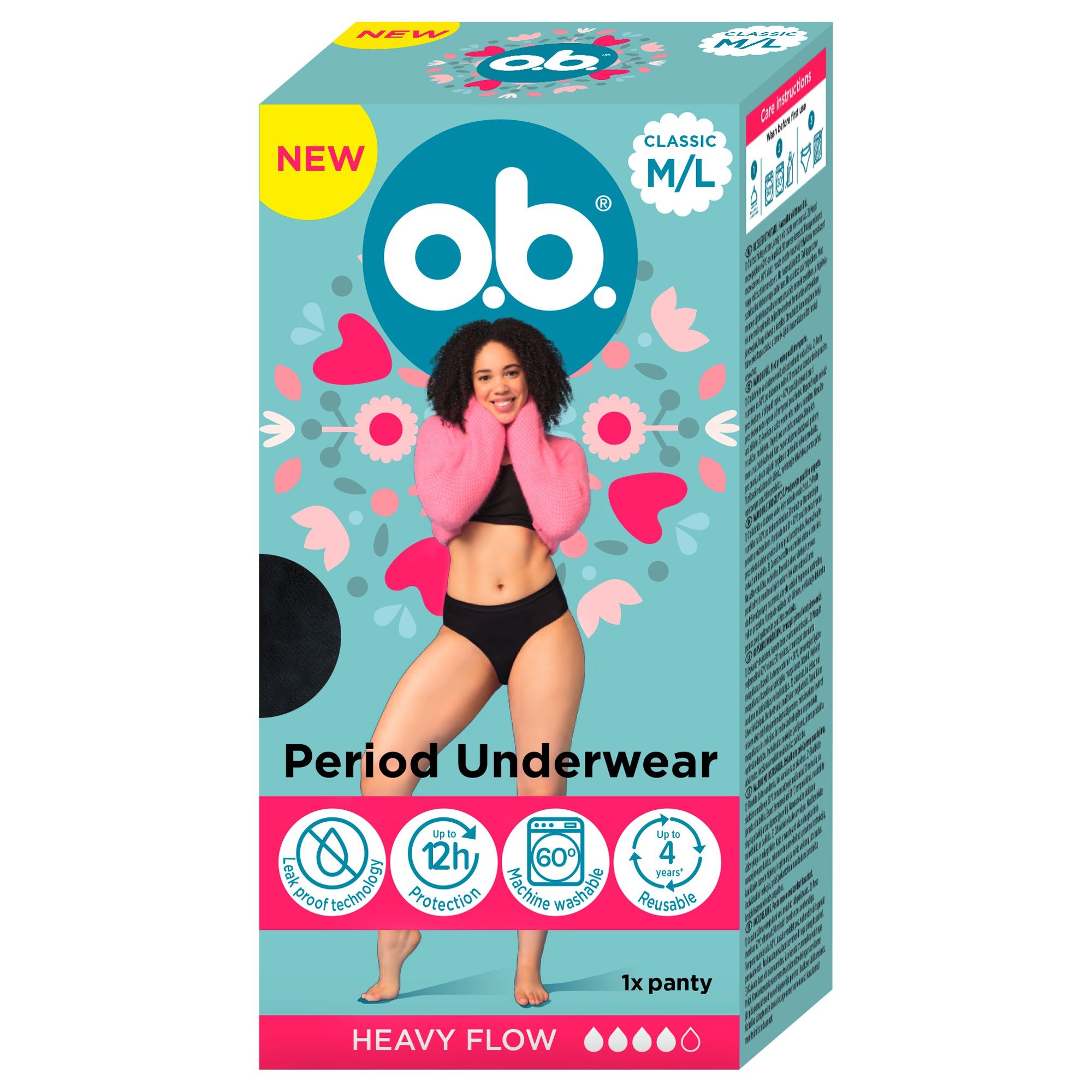 Drogerie a kosmetika - o.b.® menstruační kalhotky ML/L