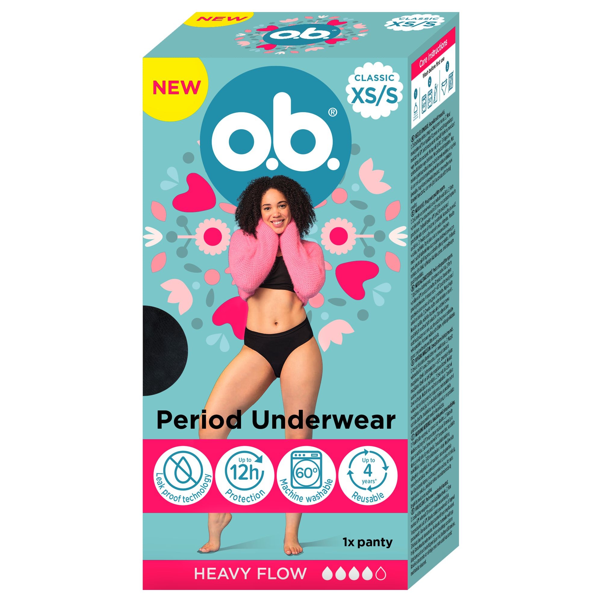 Drogerie a kosmetika - o.b.® menstruační kalhotky XS/S