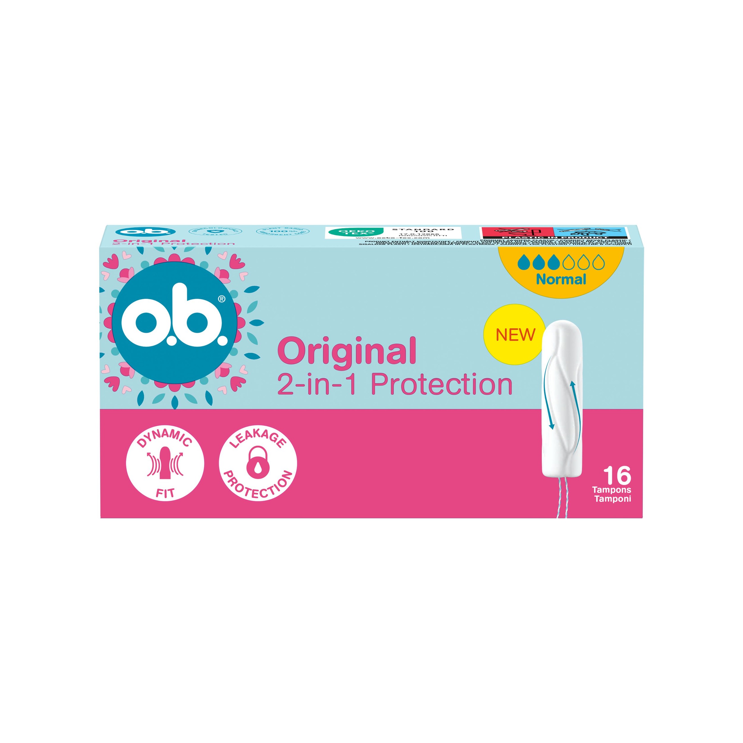 Drogerie a kosmetika - o.b. Original normal 16 ks