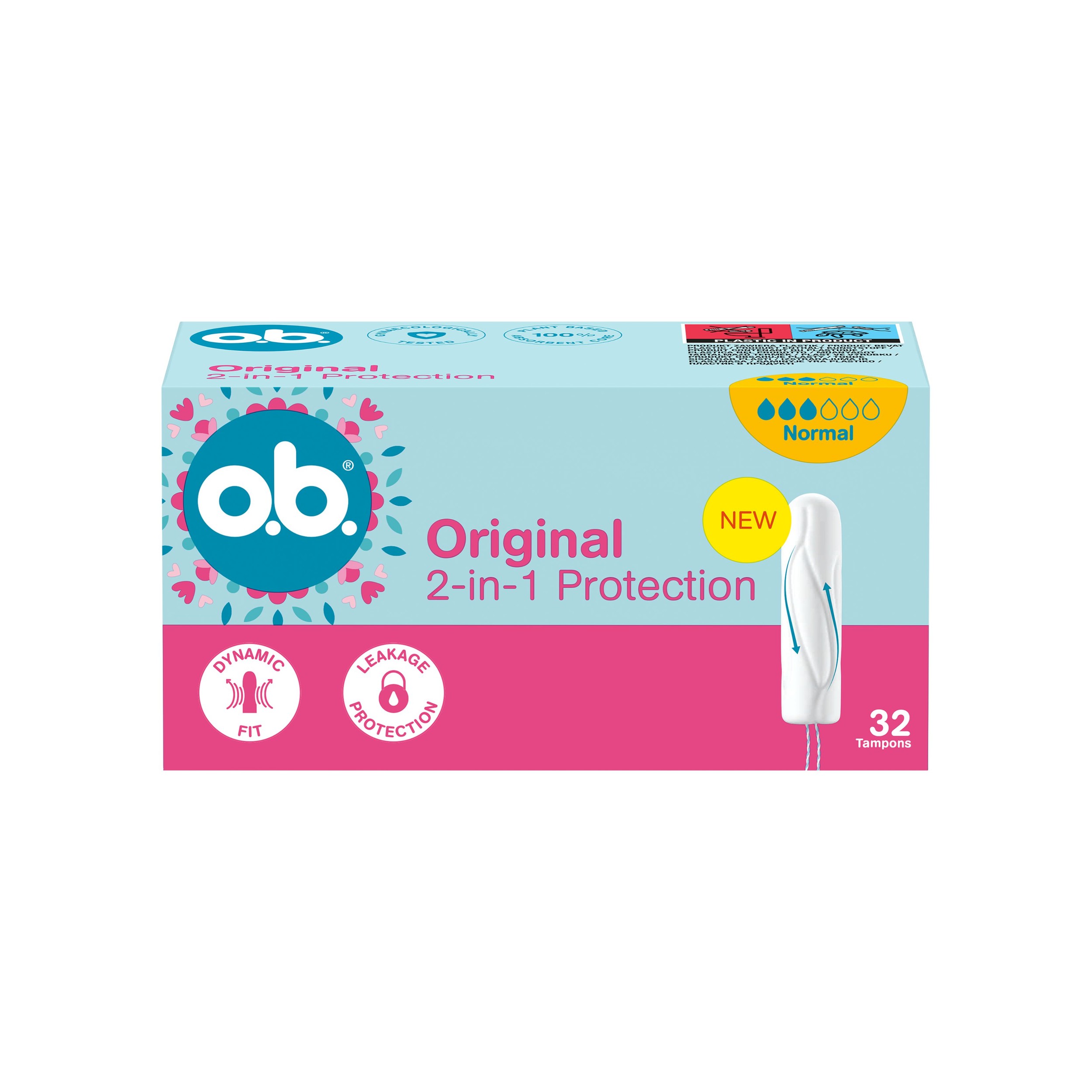 Drogerie a kosmetika - o.b. Original Normal 32 ks