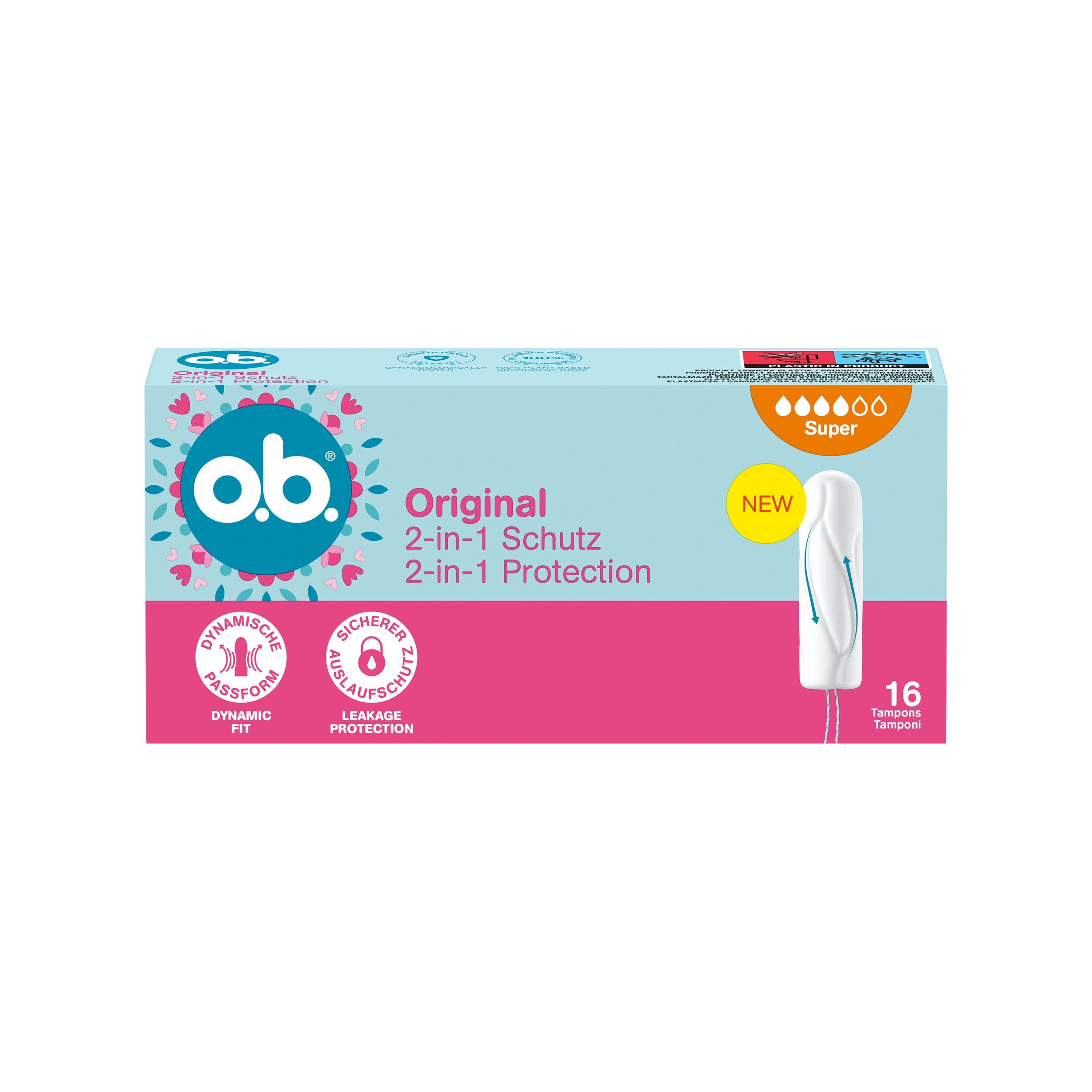 Drogerie a kosmetika - o.b. Original super 16 ks
