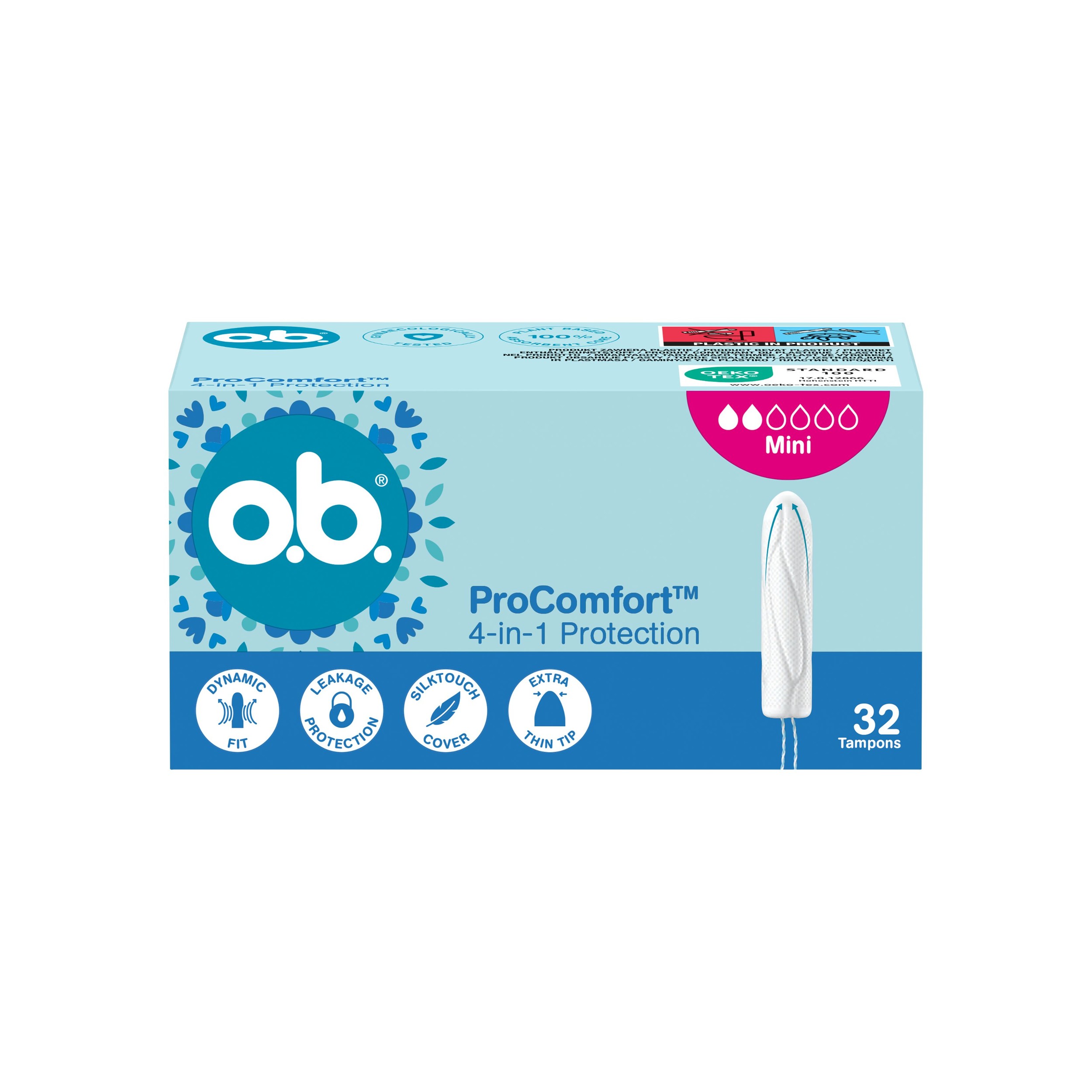 Drogerie a kosmetika - o.b. ProComfort Mini 32 ks