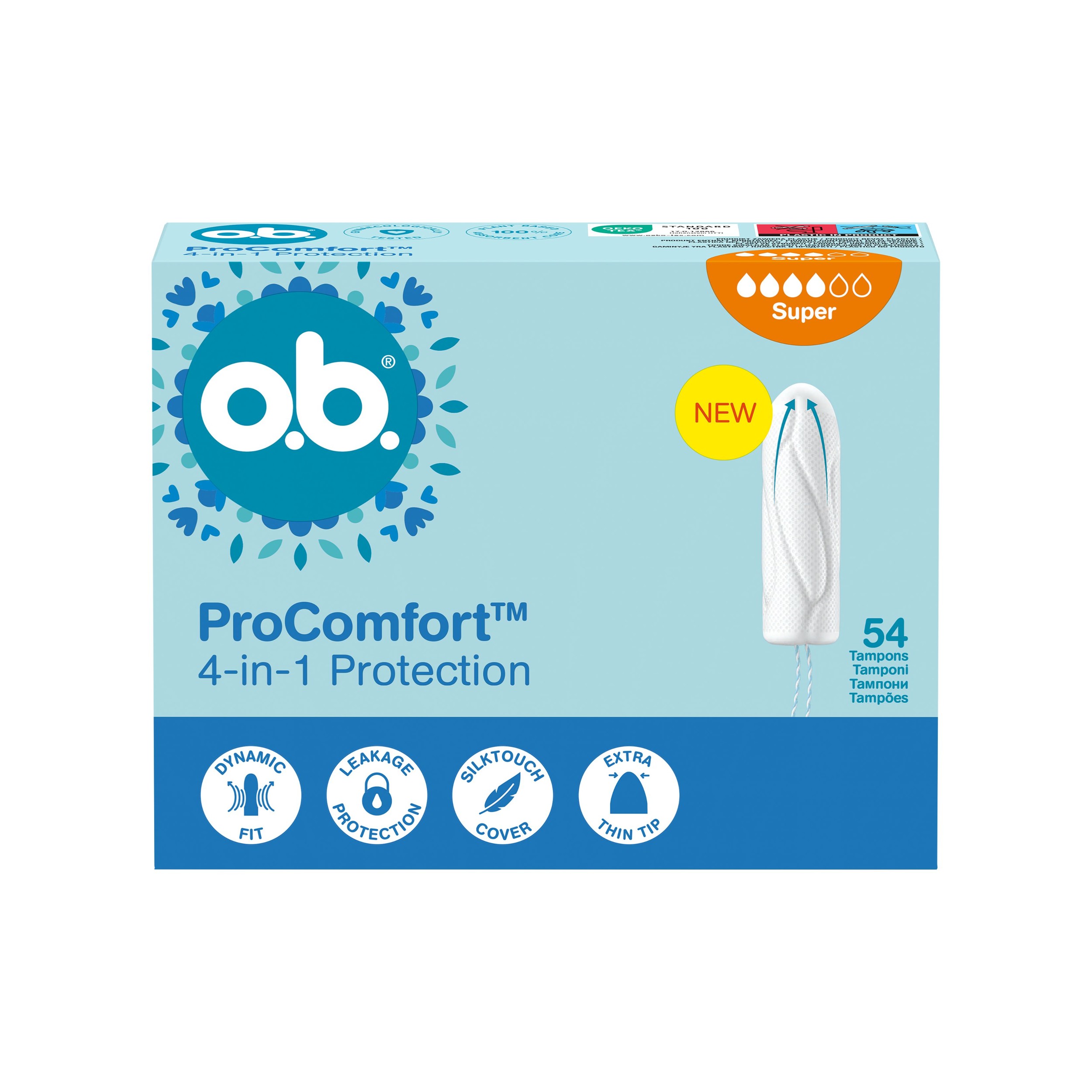 Drogerie a kosmetika - o.b. ProComfort Super 54 ks