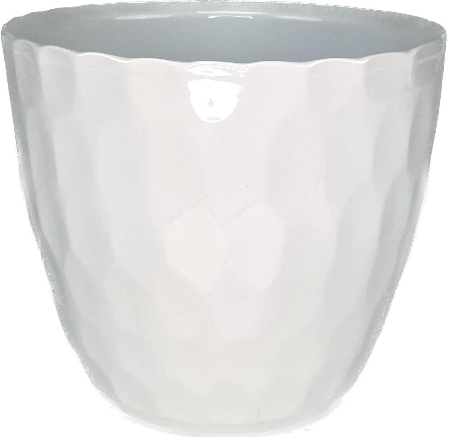 Domácnost a Zahrada - Obal keramický Carve pr.15 cm bílý glaz