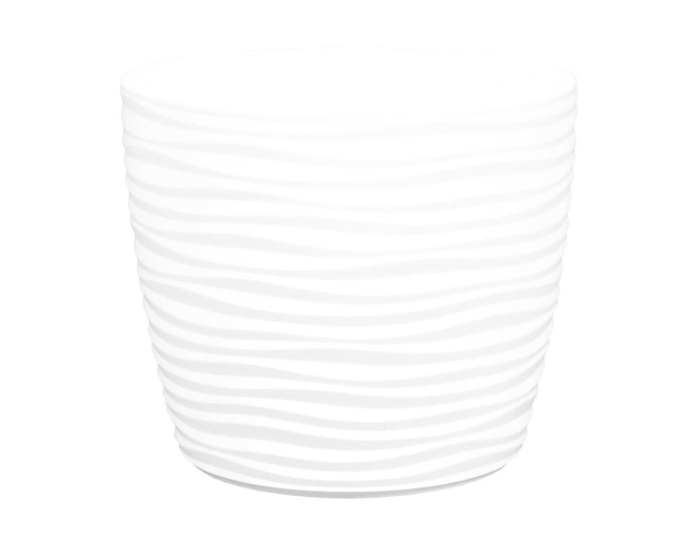 Domácnost a Zahrada - Obal na květník SAHARA PETIT plastový matný d13x11cm