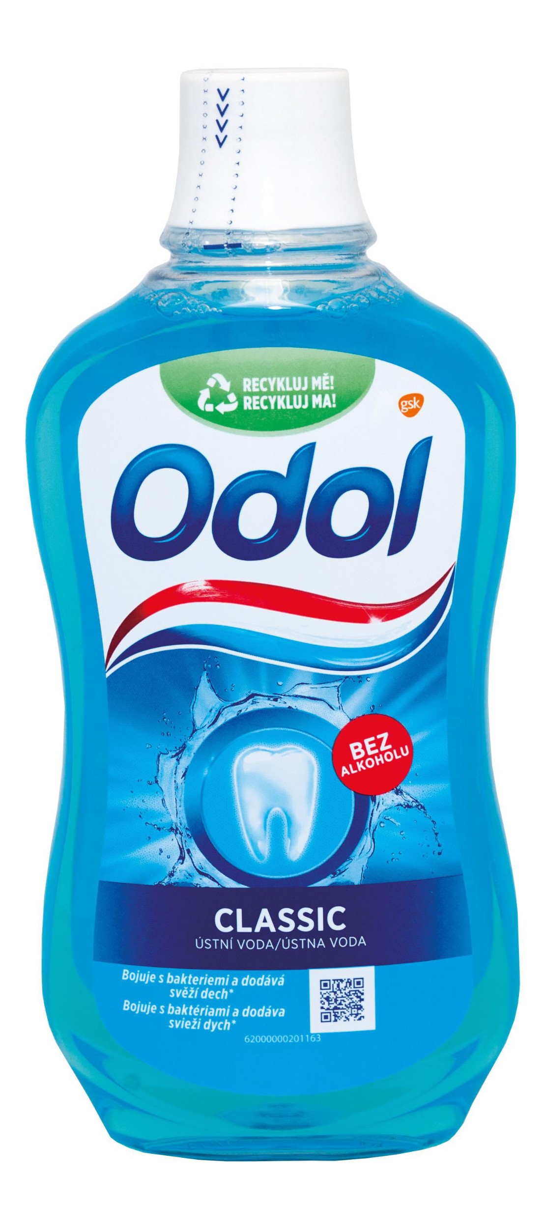 Drogerie a kosmetika - Odol Classic ústní voda 500 ml