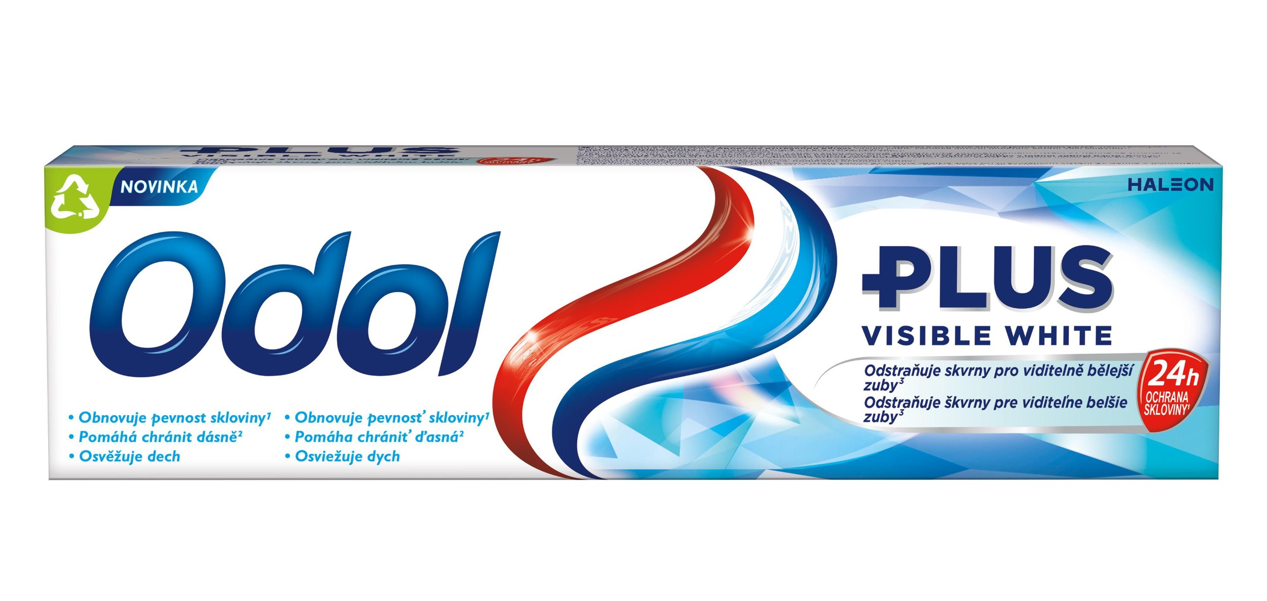 Drogerie a kosmetika - Odol Plus Visible White zubní pasta