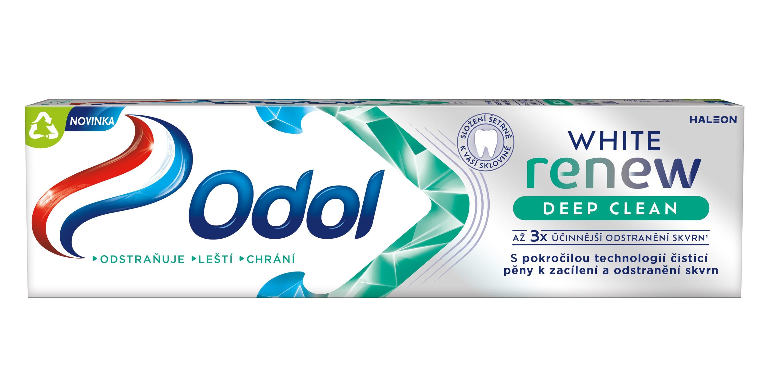 Drogerie a kosmetika - Odol White Renew Deep Clean zubní past 75 ml