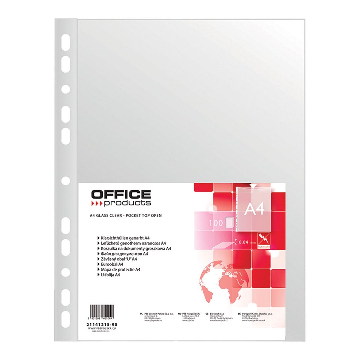 Domácnost a Zahrada - Office products Prospektové obaly matné, 40 mikronů, 100 ks